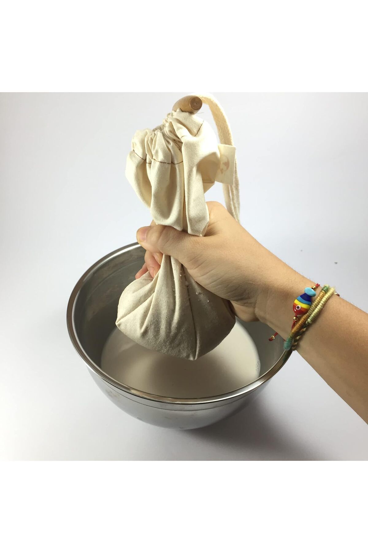 KDROĞLU KDROGLU yoga and food Bitkisel Süt Süzme Kesesi (35x50cm; 30x35cm; 25x25 cm)%100 Ağartılmamış