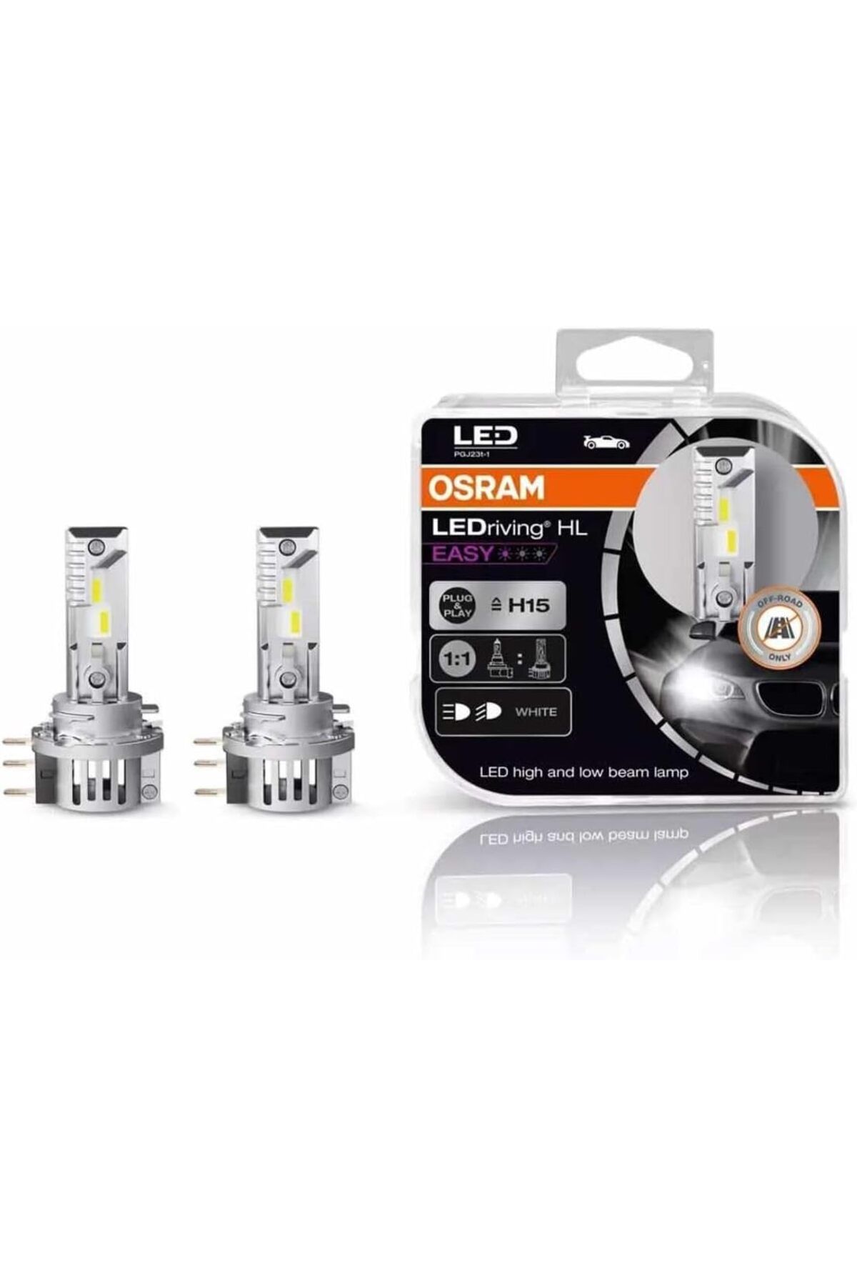 STOREMAX ysstorex H15 LED Far Ampulü Ledriving Hl Easy 64176DWESY-HCB (Takım - 2 Adet) StarColxlection 6551