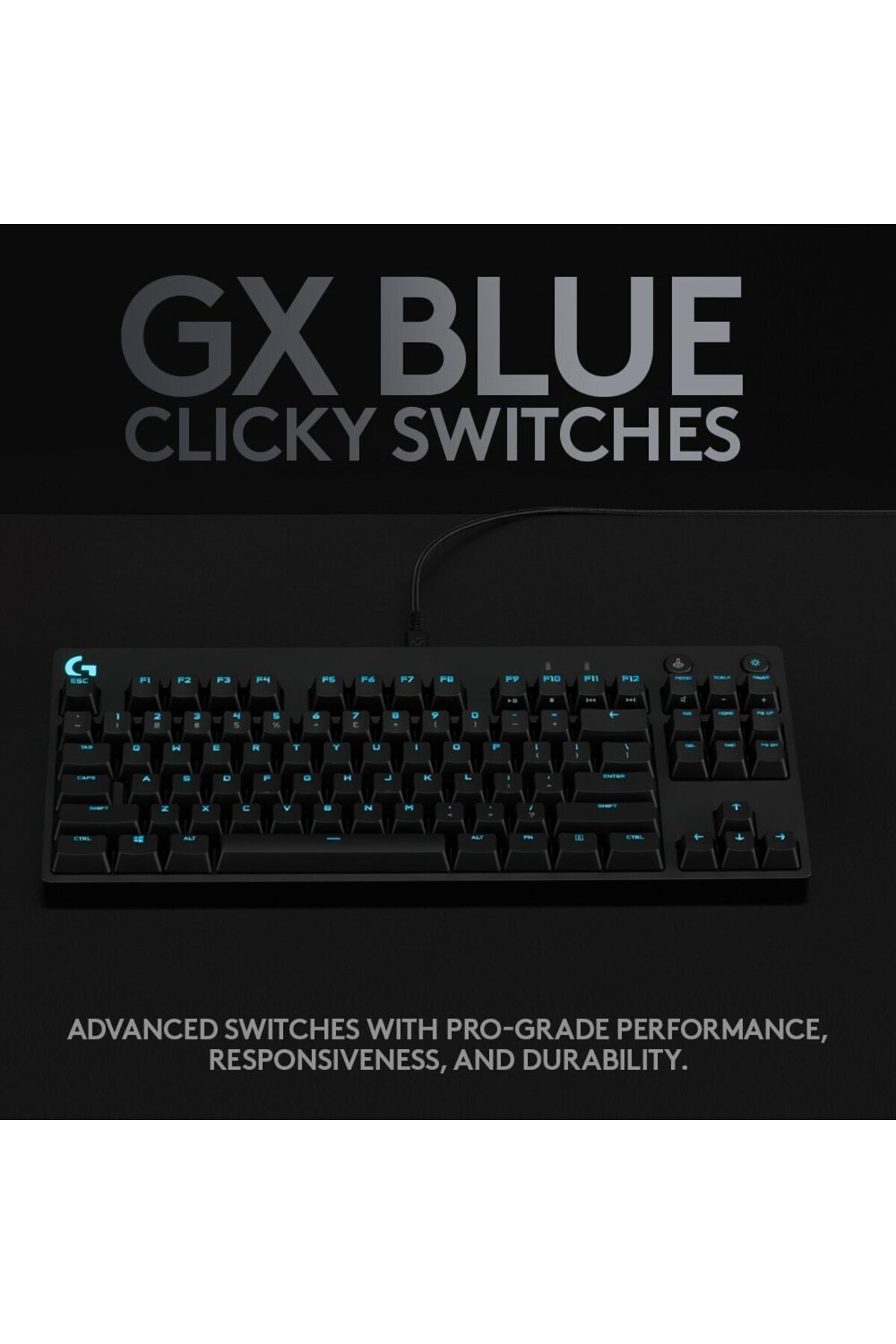 logitech-Tastatura mecanica gaming Logitech G Pro 4