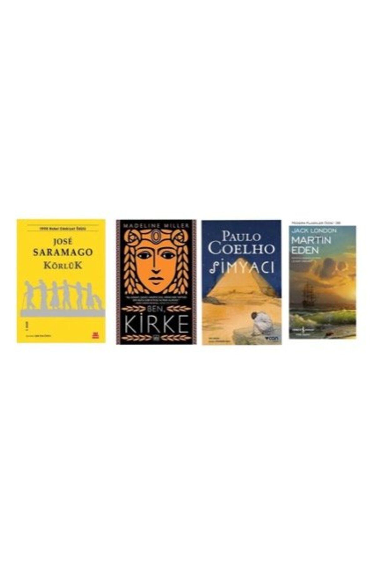 TÜRKİYE İŞ BANKASI KÜLTÜR YAYINLARI jose saramago korluk + ben kirke + simyaci + martin eden =4 set