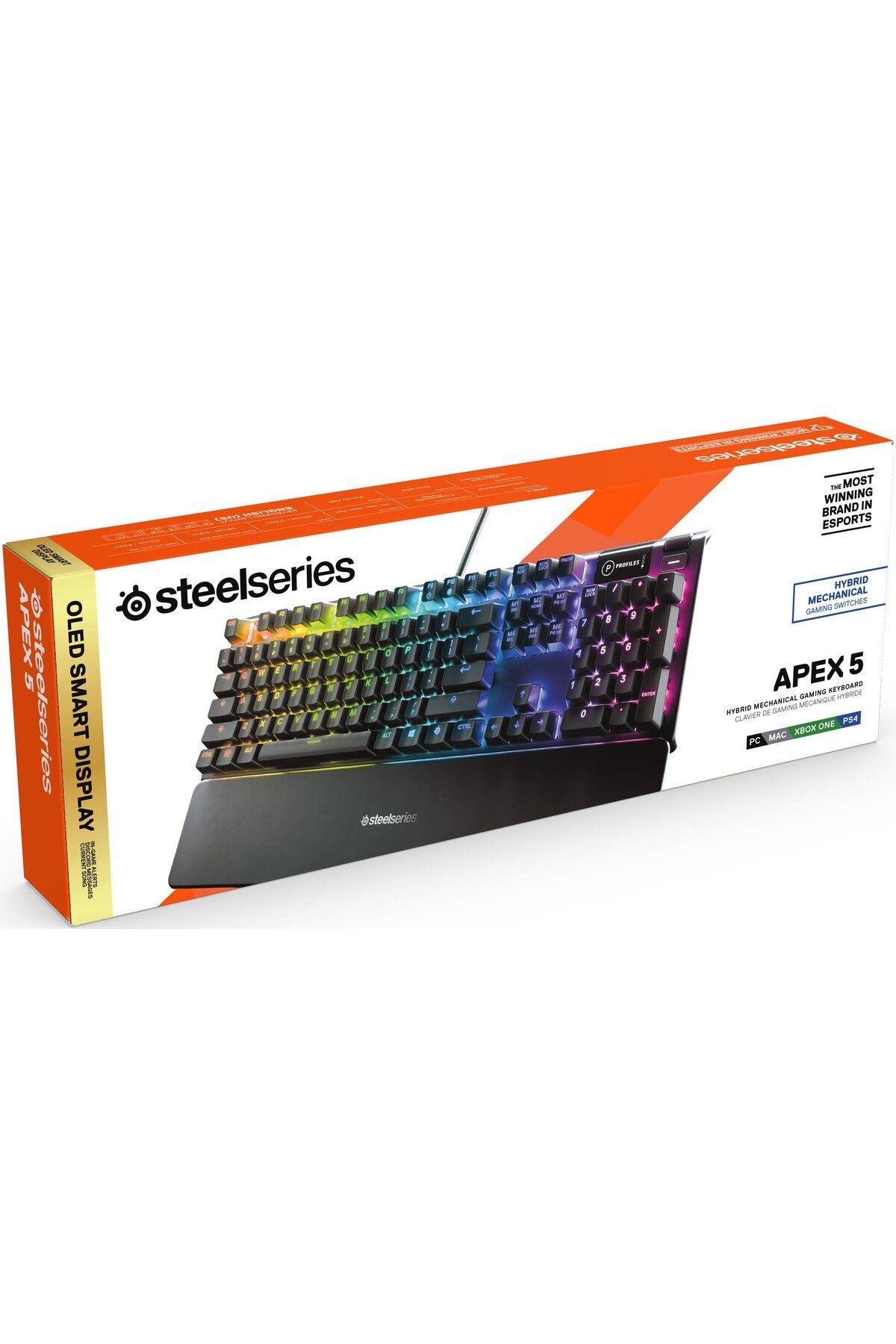 SteelSeries-Tastatura gaming SteelSeries Apex 5 8