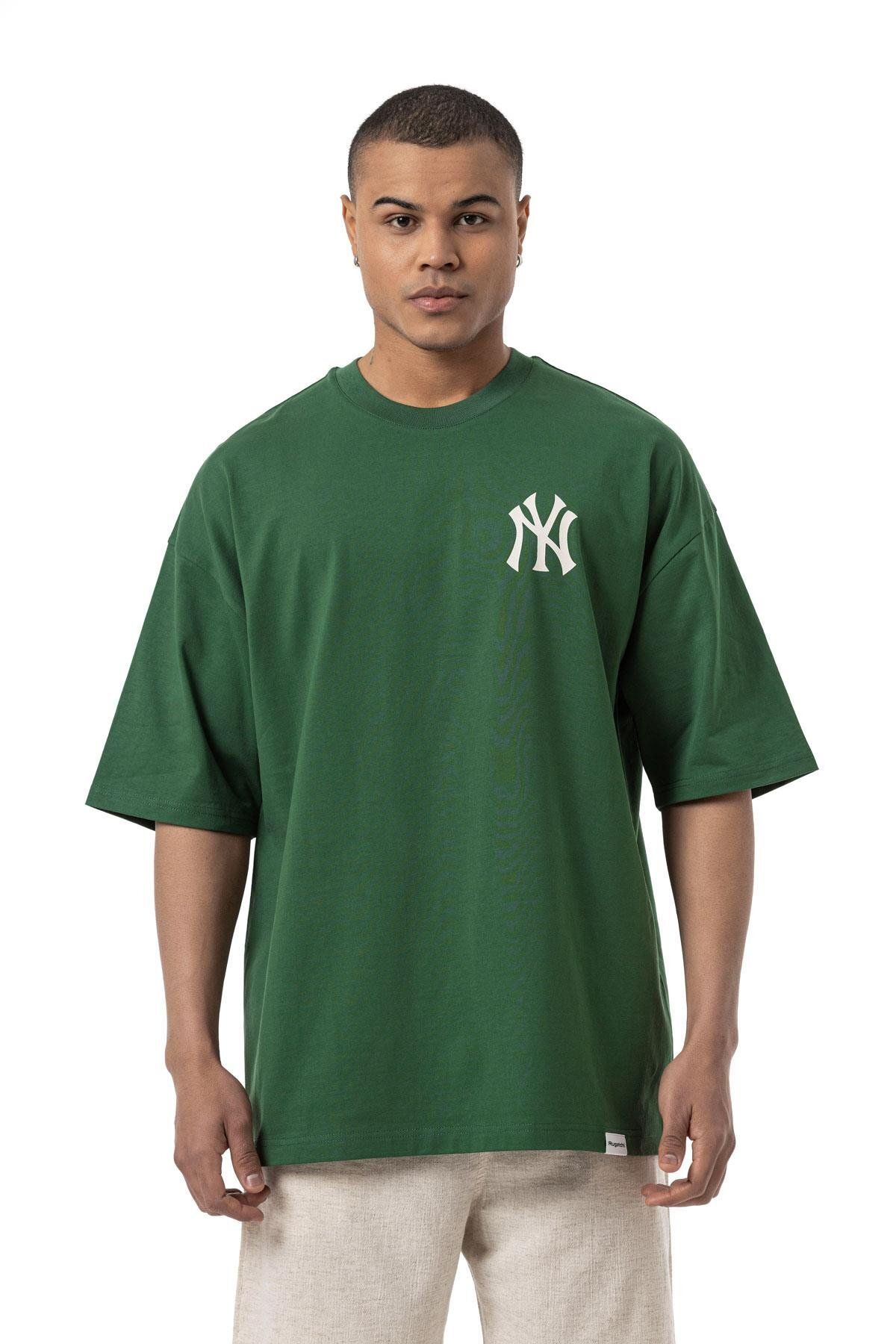 rugatchi NY Baskılı Oversize T-Shirt