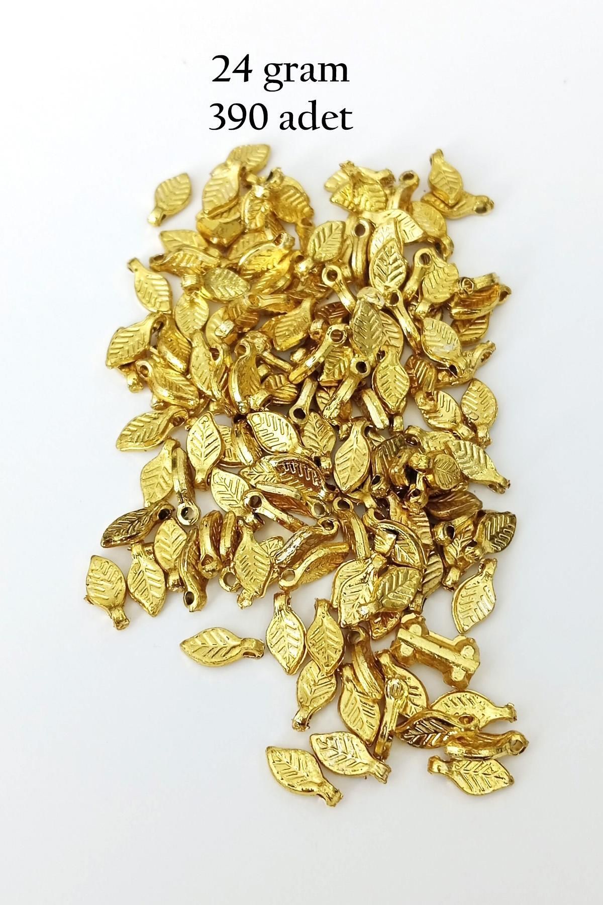 MBB ETİCARET Oya Abiye Bileklik Kolye Pleksi Metalik Plastik Pul Altın Renk 24 gram 390 adet - BNC535