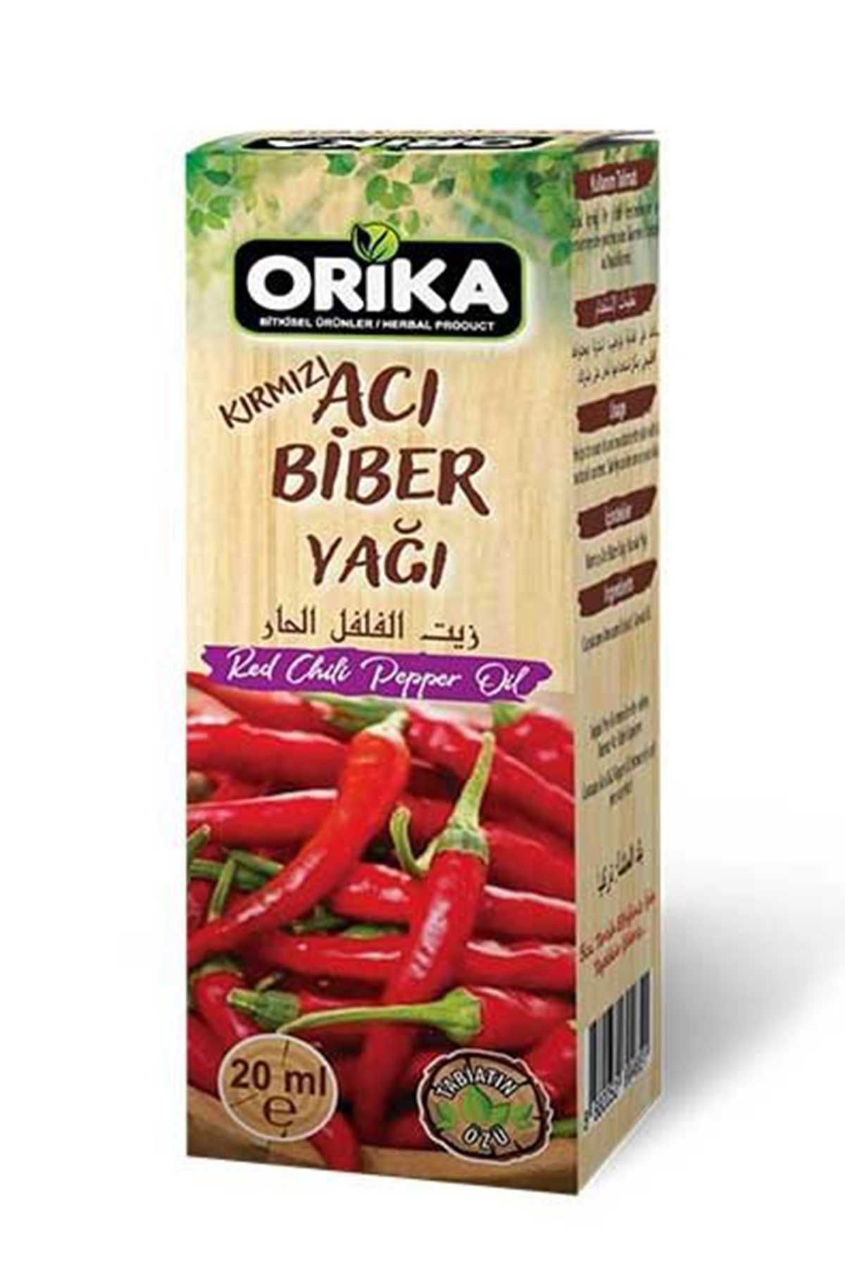 MBB ETİCARET Kırmızı Acı Biber Yağı 20 Ml.