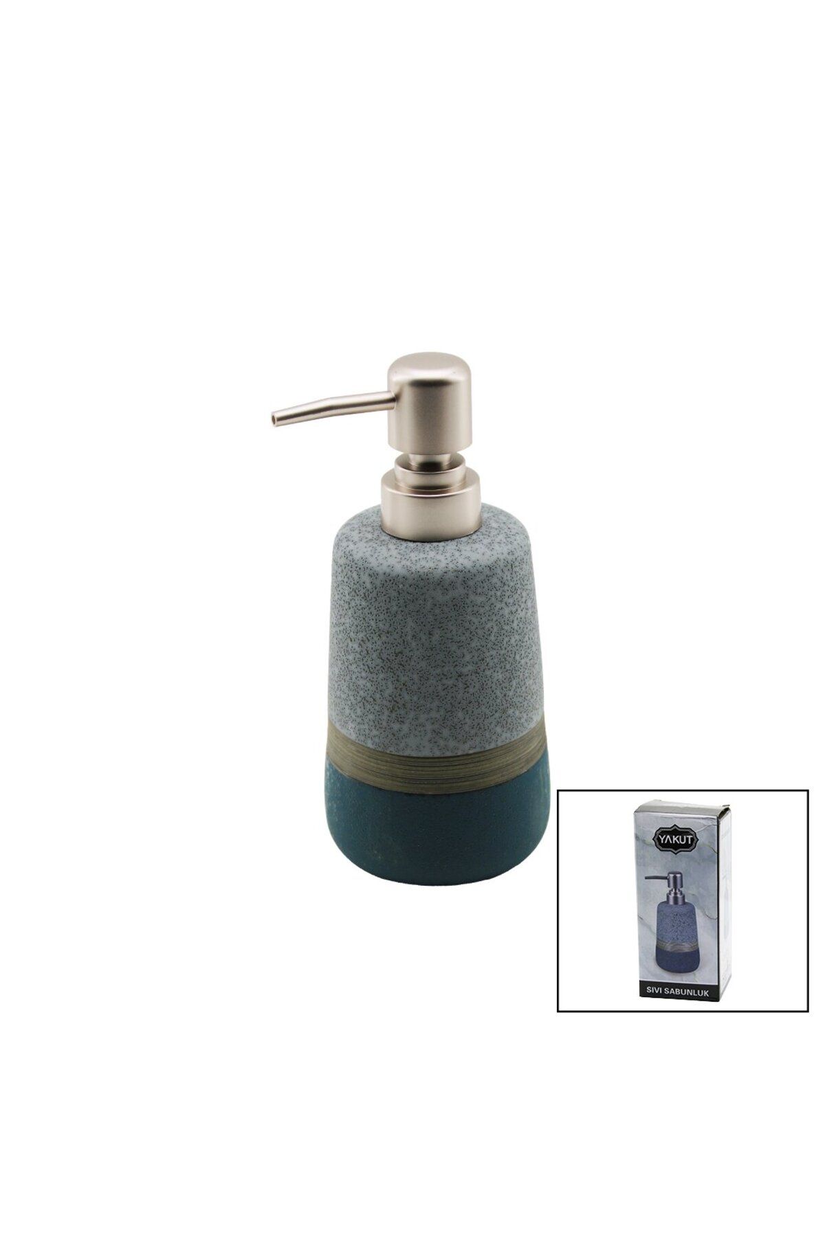 STOREMAX ysstorex OKYANUS MAVİ - GRİ - KAHVE - MAT DESEN SERAMİK SIVI SABUNLUK StarColxlection 655141