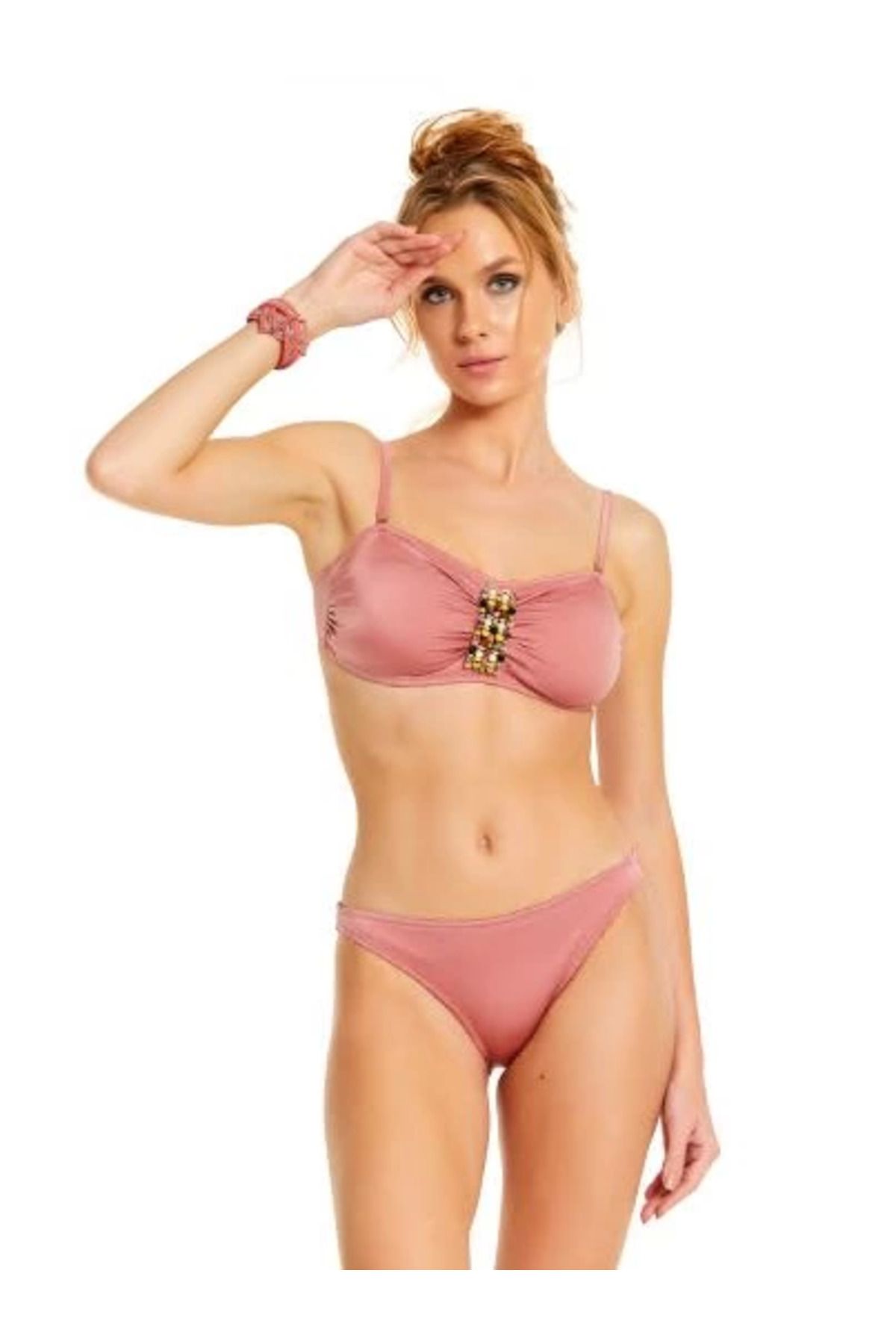 OEM Argento 01-1234-1080 Kadın Straplez Bikini