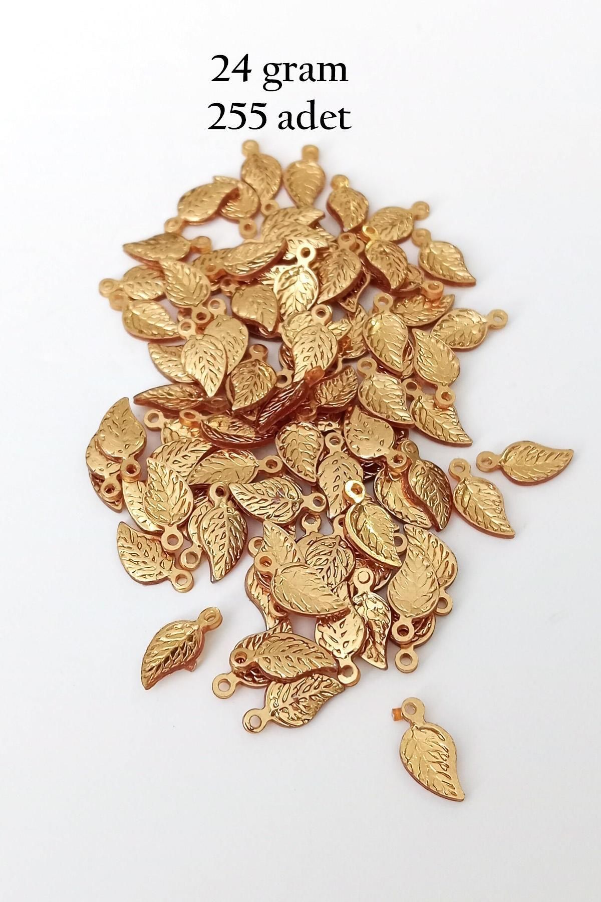 MBB ETİCARET Oya Abiye Bileklik Kolye Pleksi Metalik Plastik Pul Altın Renk 24 gram 255 adet - BNC546