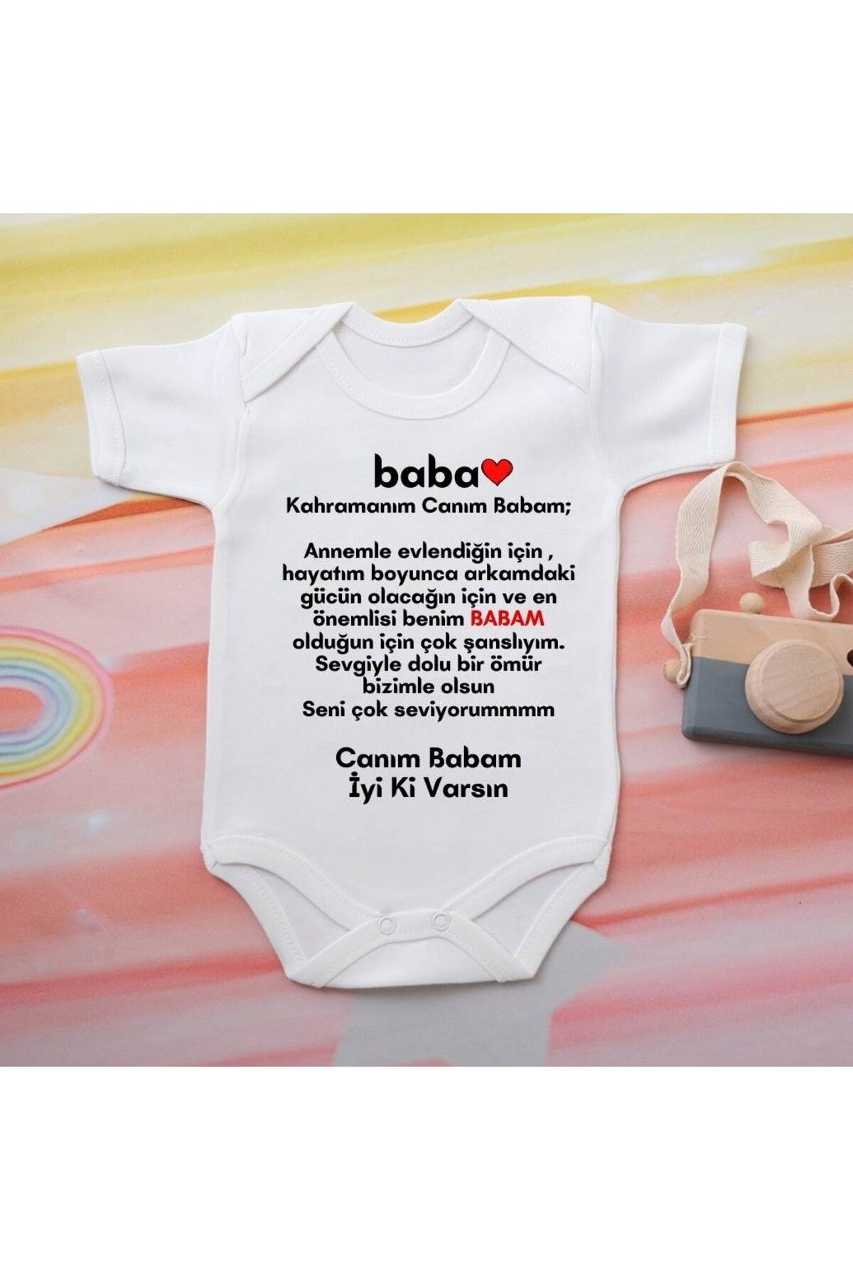 soft wing %100 Pamuklu Organik Baskılı Premium Çıtçıtlı Bebek Body Zıbın 00025