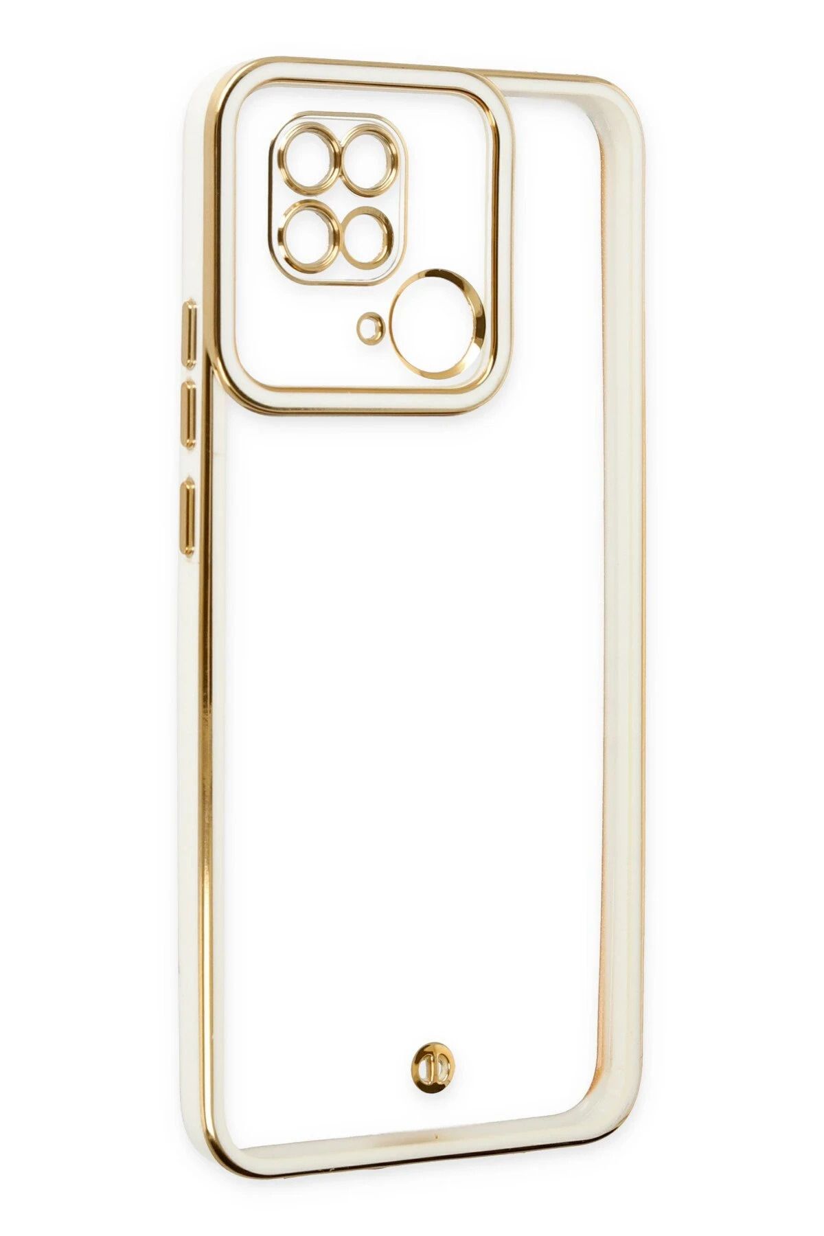 NewFace Xiaomi Redmi 10C Kılıf Liva Lens Silikon - Beyaz SVLRS