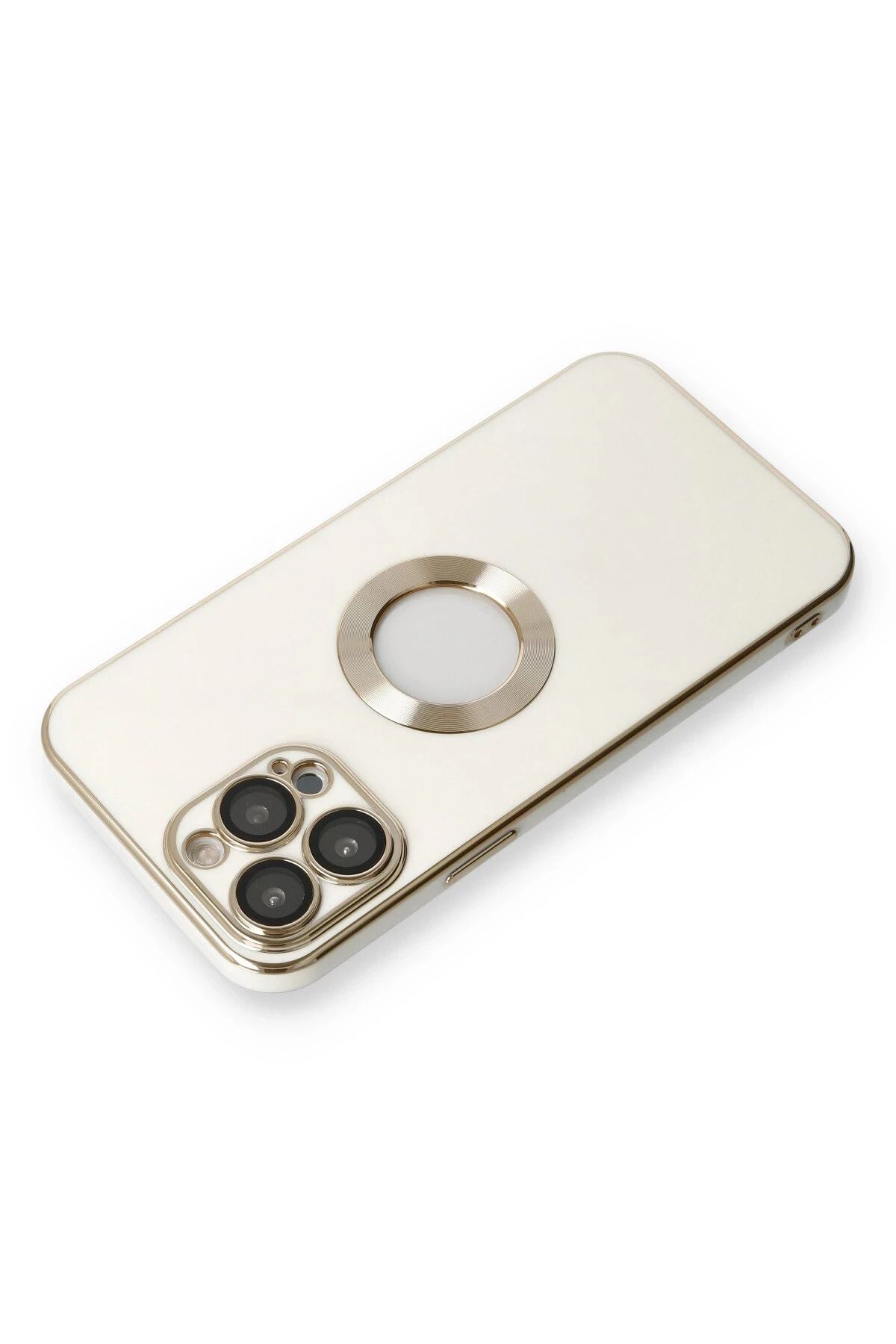 NewFace iPhone 13 Pro Kılıf Store Silikon - Beyaz SVLRS