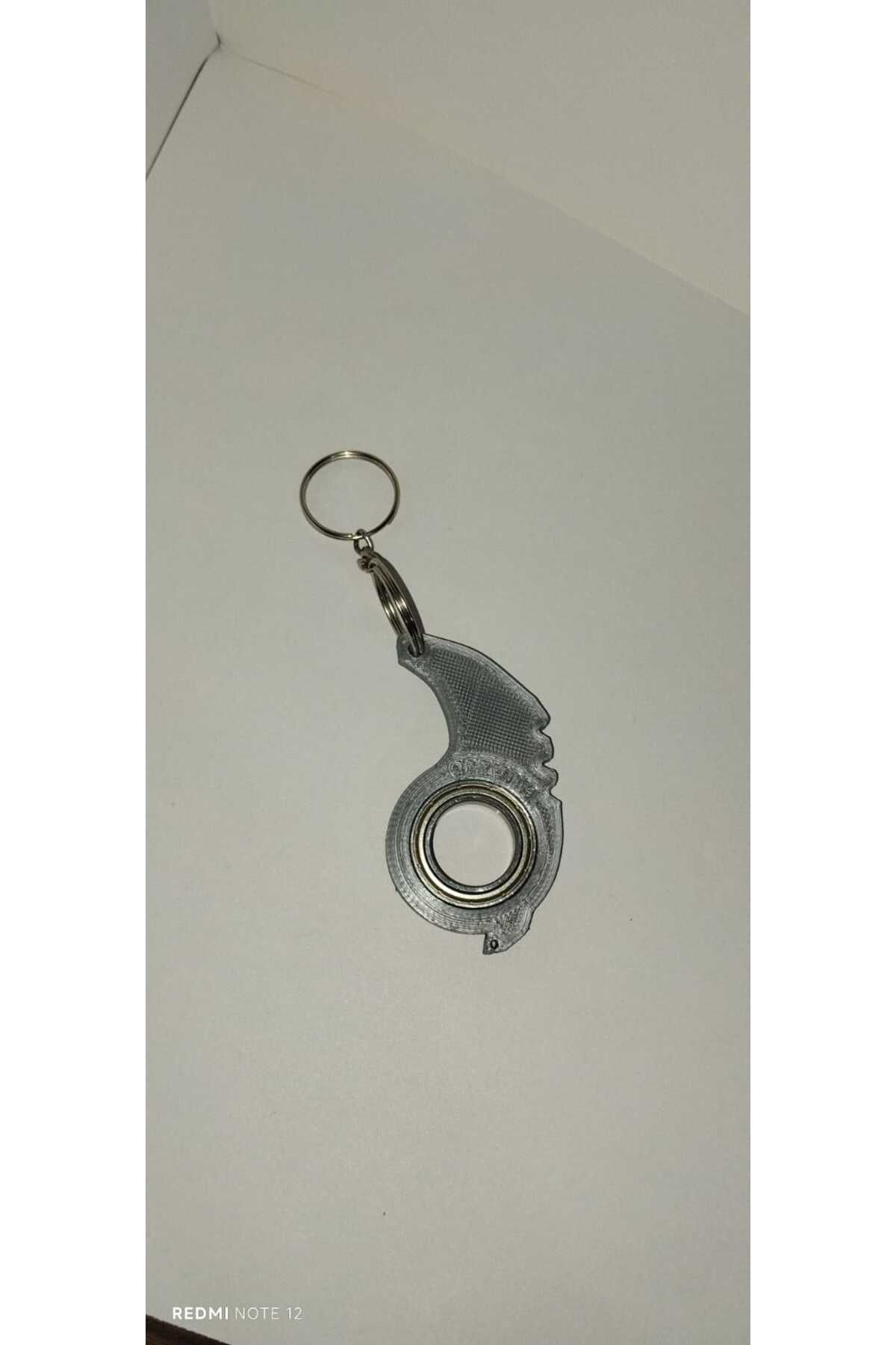 Kuaz3d 3D Rulmanlı Keyrambit Anahtarlık