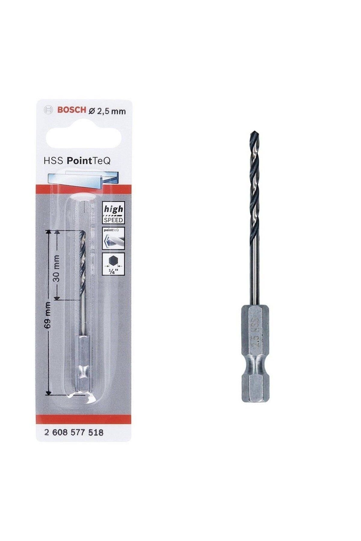 BilfolD Pointteq Altıgen Şaftlı Hss Matkap Ucu 2,5 mm