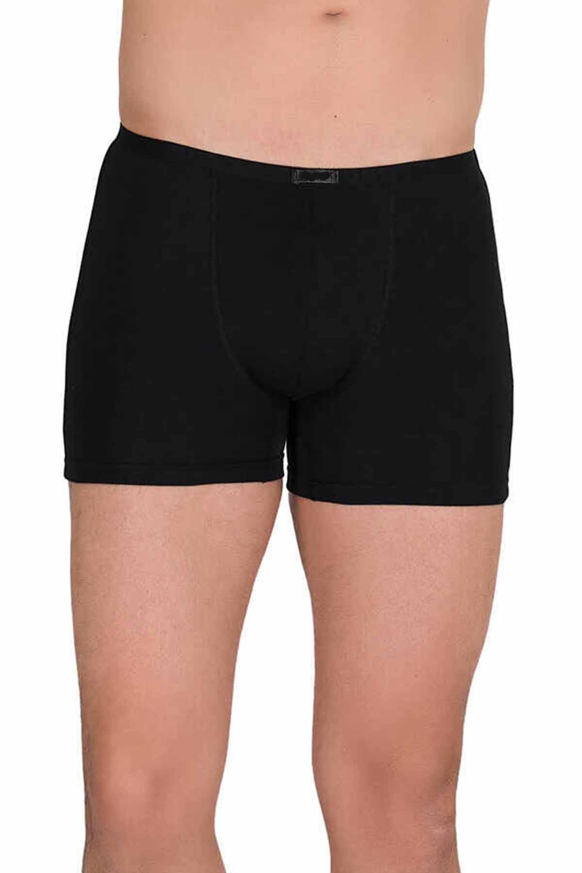 MBB ETİCARET Erkek Modal Boxer Short Siyah 4488B
