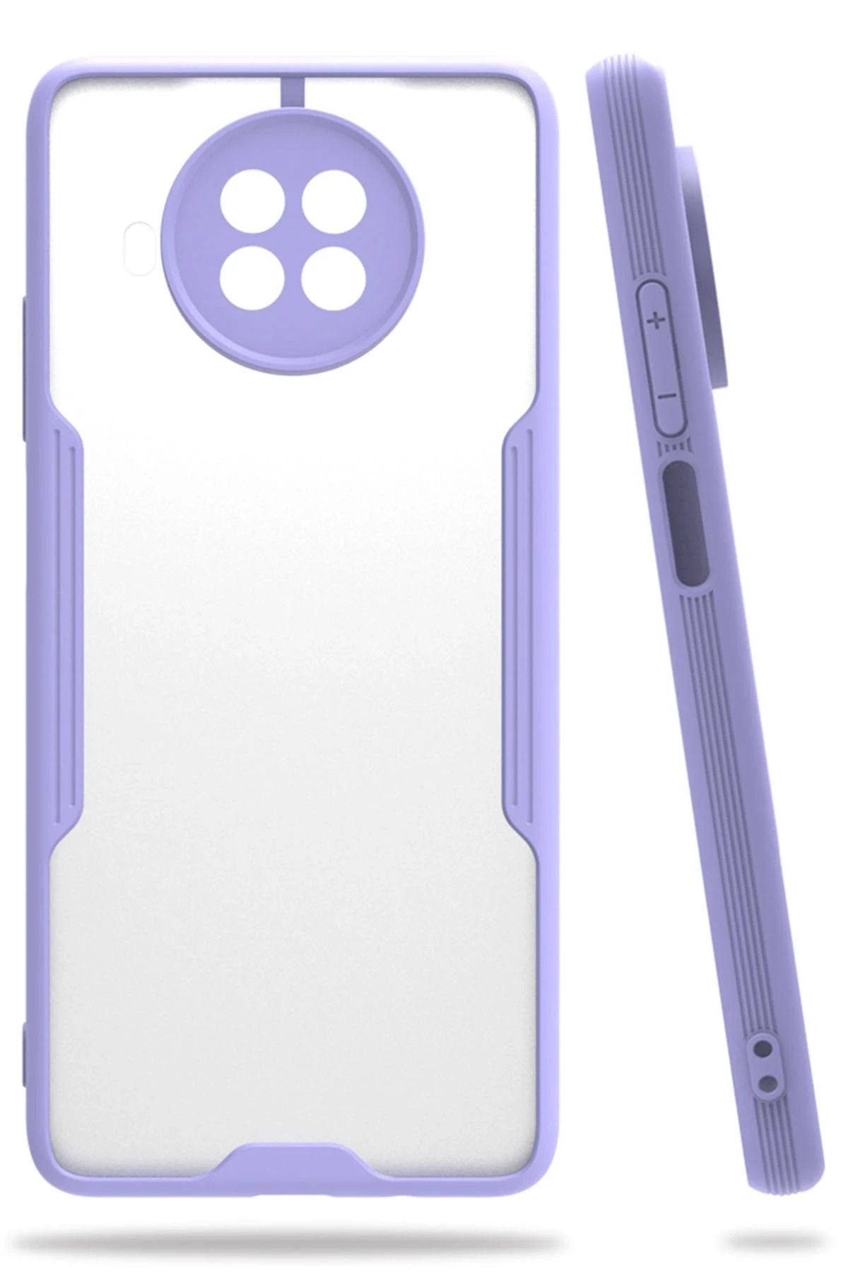 NewFace Xiaomi Mi 10T Lite Kılıf Platin Silikon - Lila SVLRS
