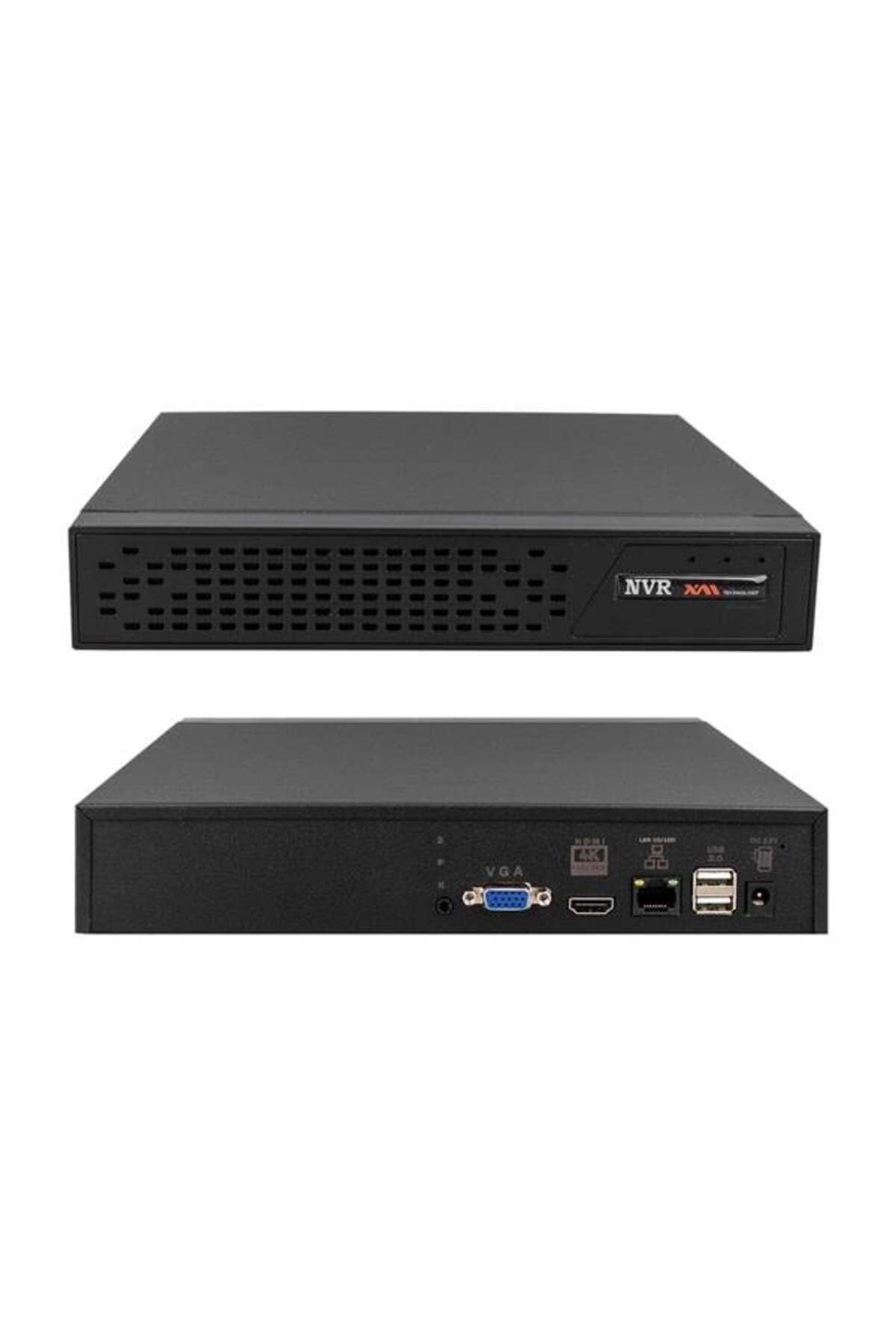 Pazarcan 8016 8 Mp Destekli H265 16 Kanal Ip Kayıt Cihazı (XMEYE)