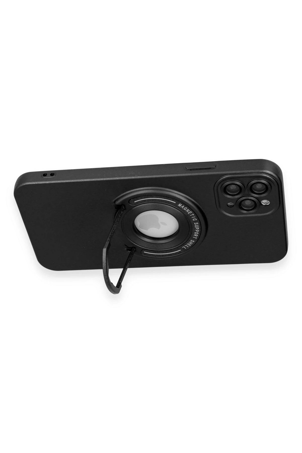 NewFace iPhone 12 Pro Kılıf Lukka Magneticsafe Kapak - Siyah SVLRS