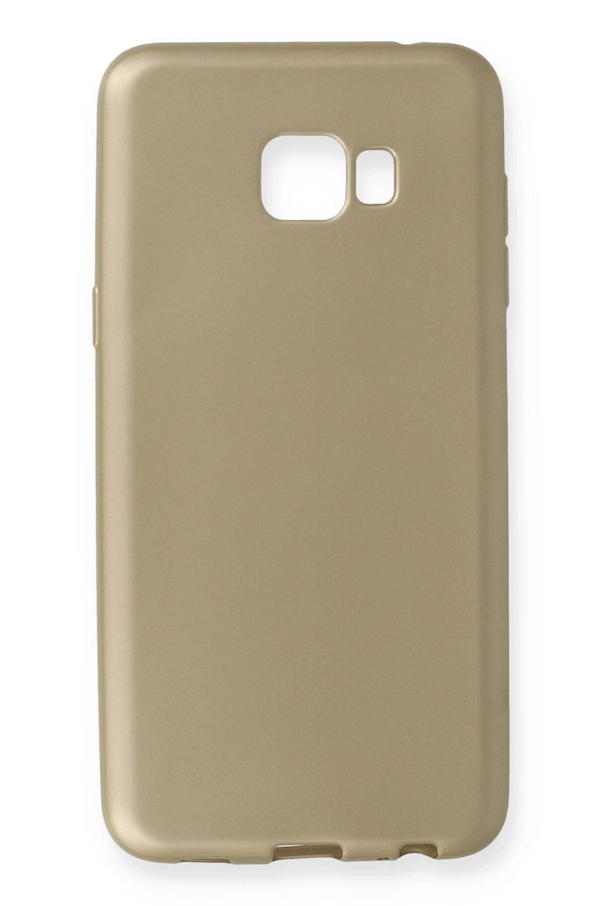 NewFace Samsung Galaxy C5 Pro Kılıf First Silikon - Gold SVLRS