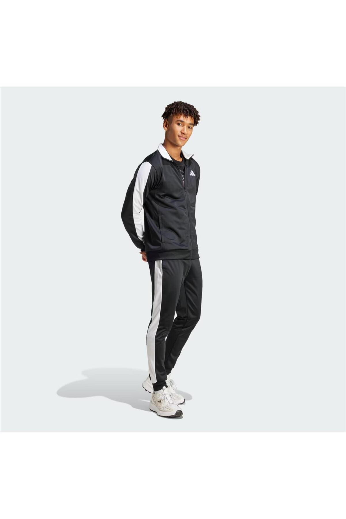 Sportswear Basic Tricot Colorblock Eşofman Takımı — رنگارنگ JI8896 — تصویر 4 از 4