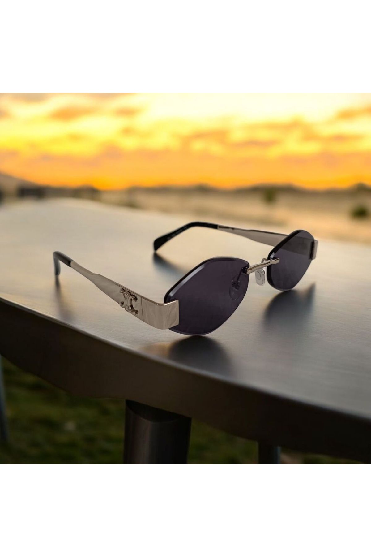 Escales CugHia 2025 Summer Trend Unisex UV400 Korumalı Güneş Gözlüğü