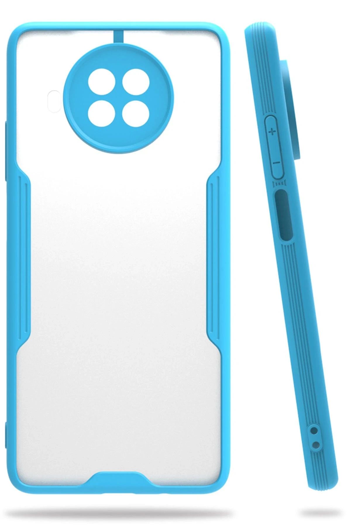 NewFace Xiaomi Mi 10T Lite Kılıf Platin Silikon - Mavi SVLRS