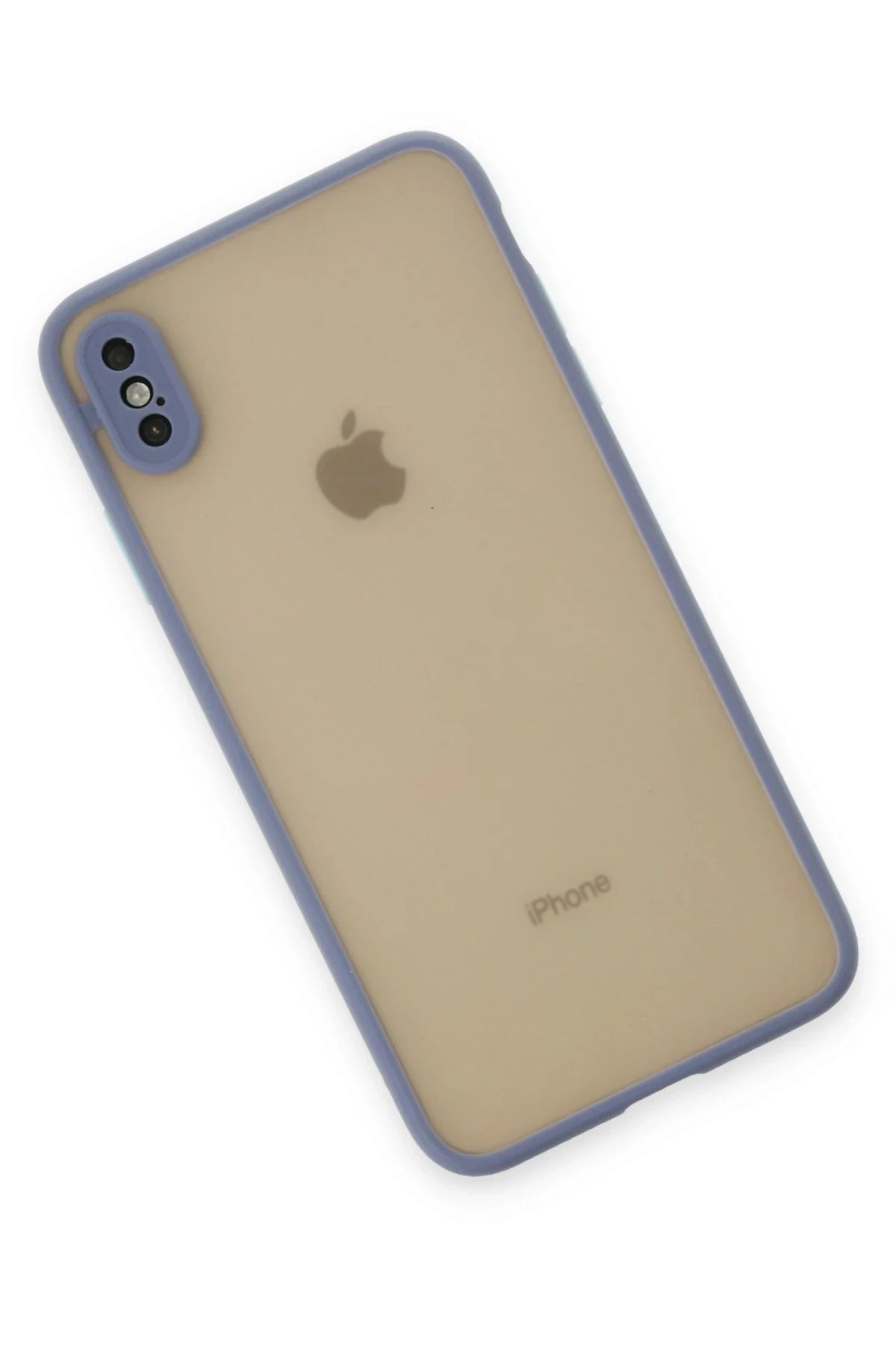 NewFace iPhone X Kılıf Montreal Silikon Kapak - Gri SVLRS