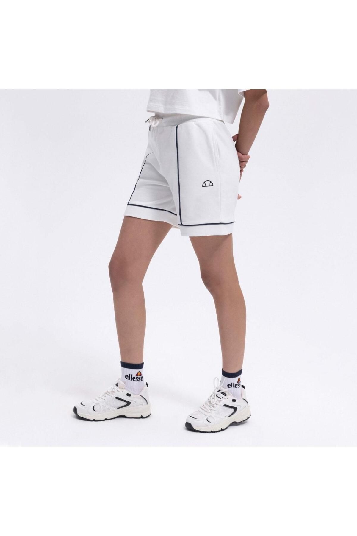 Ellesse EF385-OF Kadın Şort - Kırık Beyaz