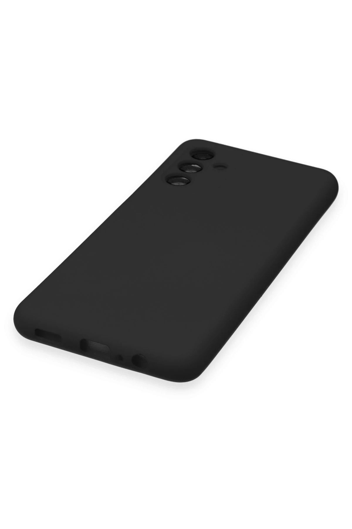 NewFace Galaxy A14 4G Kılıf Nano içi Kadife Silikon - Siyah