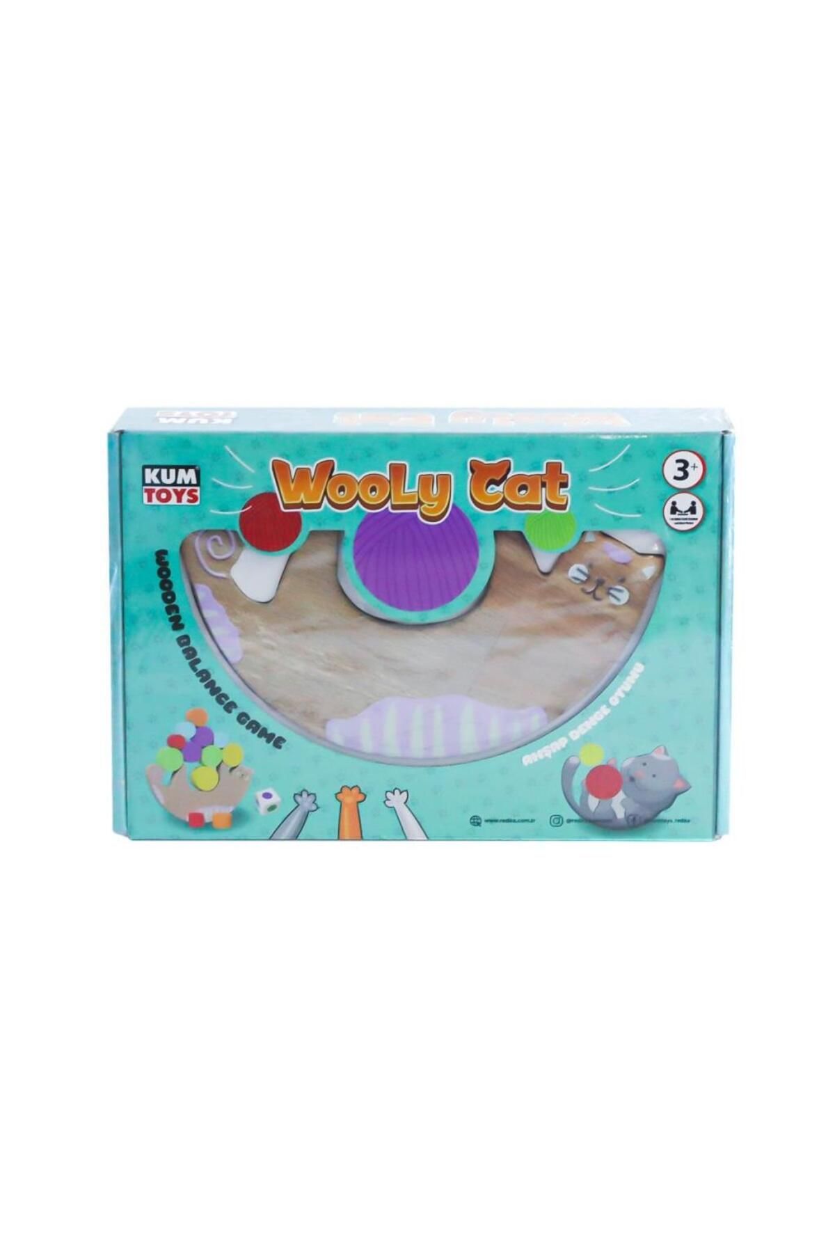 Shop58 HediyeCantam 5672 Wooly Cat Kedi Oyunu -Kumtoys