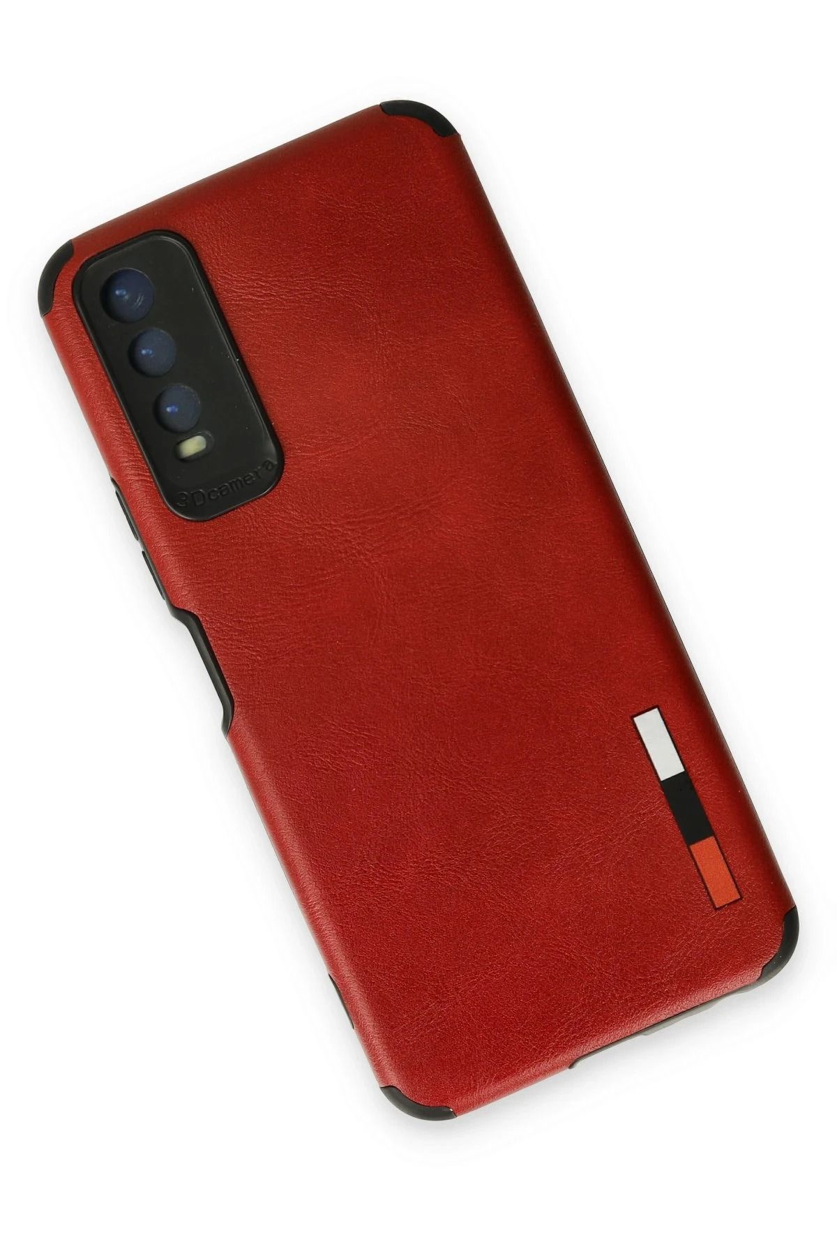 NewFace Vivo Y11S Kılıf Loop Deri Silikon - Kırmızı SVLRS