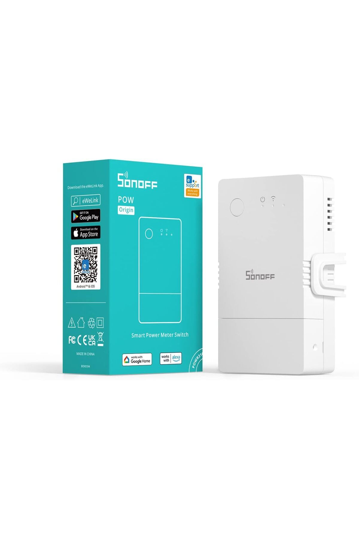 STOREMAX glpzr Elektrik sayacı, şapka rayı, Wi-Fi 1 fazlı, akıllı enerji sayacı, güç tüketimi ölç