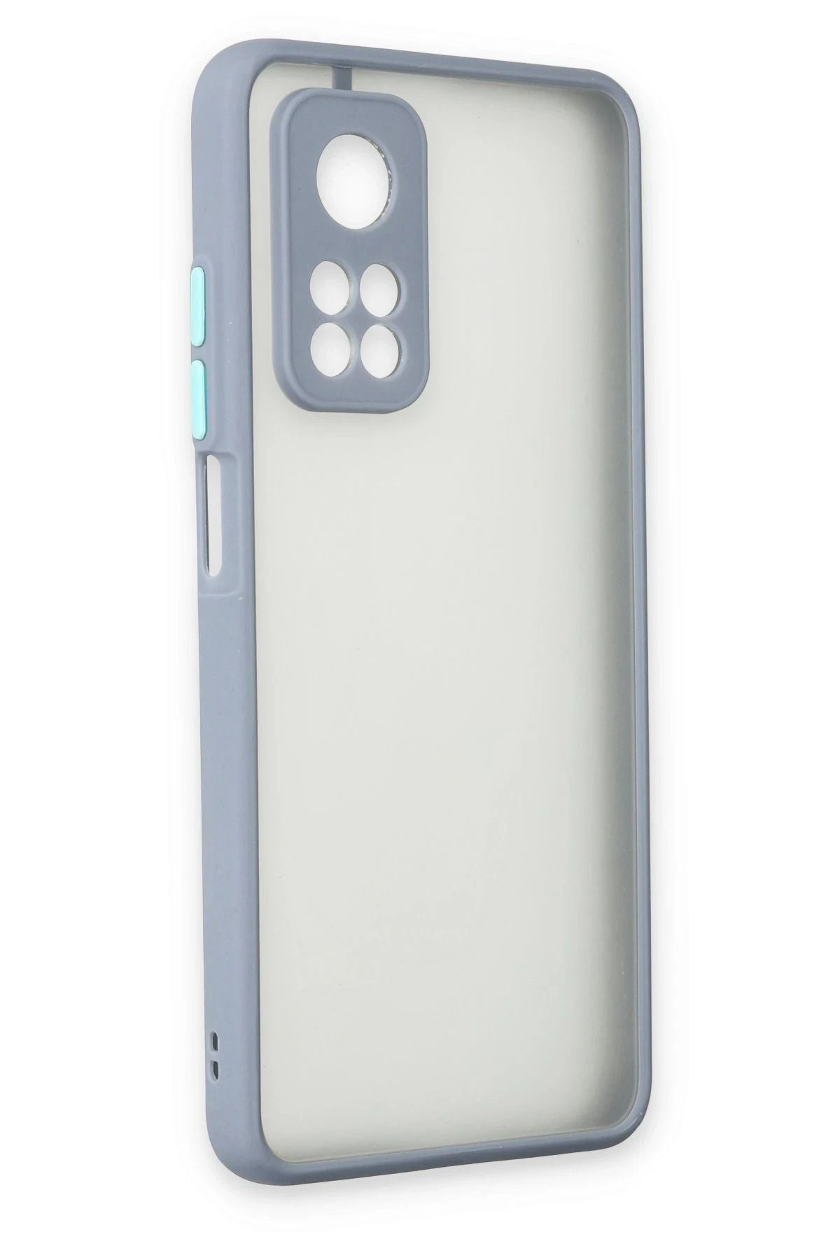NewFace Xiaomi Mi 10T Kılıf Montreal Silikon Kapak - Gri SVLRS