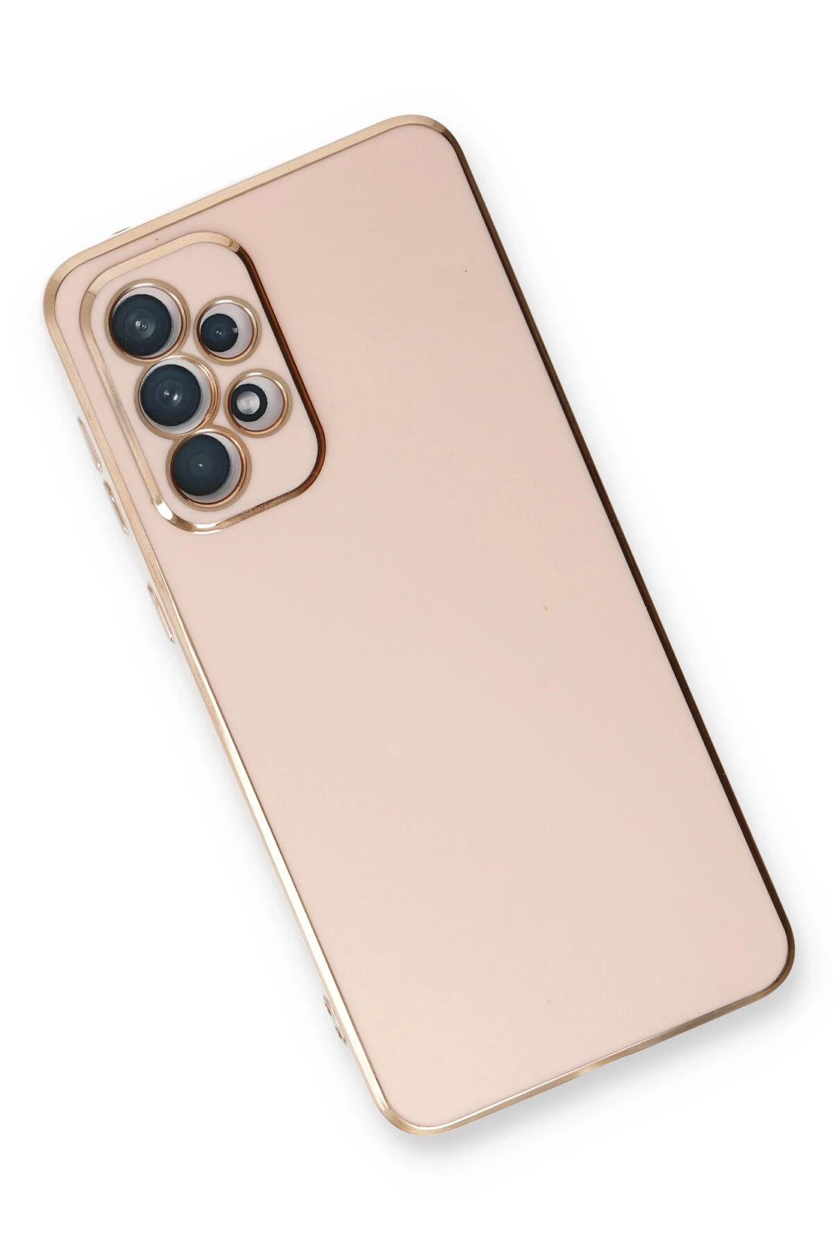 NewFace Samsung Galaxy A33 5G Kılıf Volet Silikon - Pembe SVLRS