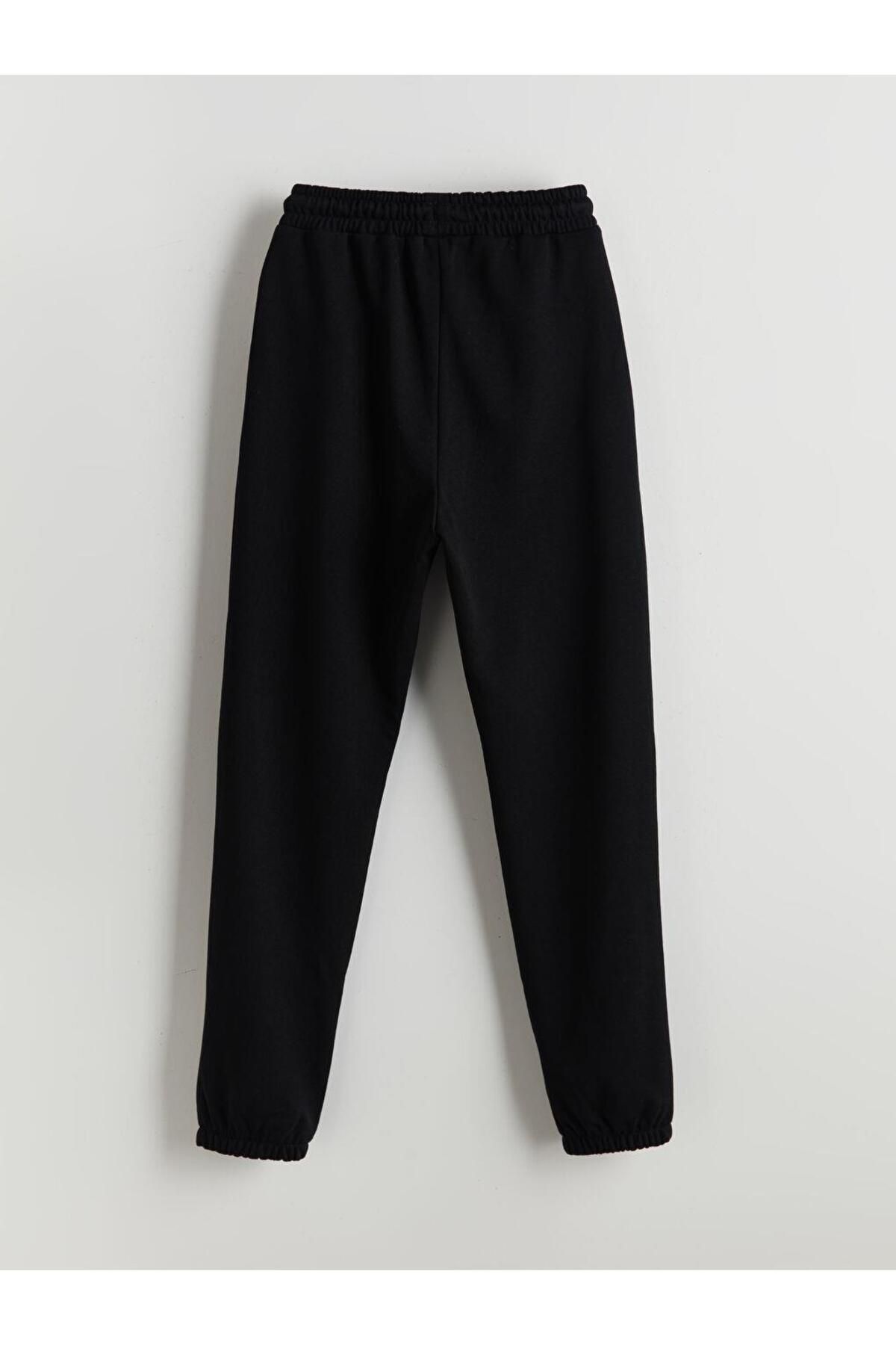 LC Waikiki-Lcw Girl's Jogger Sweatpants with Elastic Waist 2
