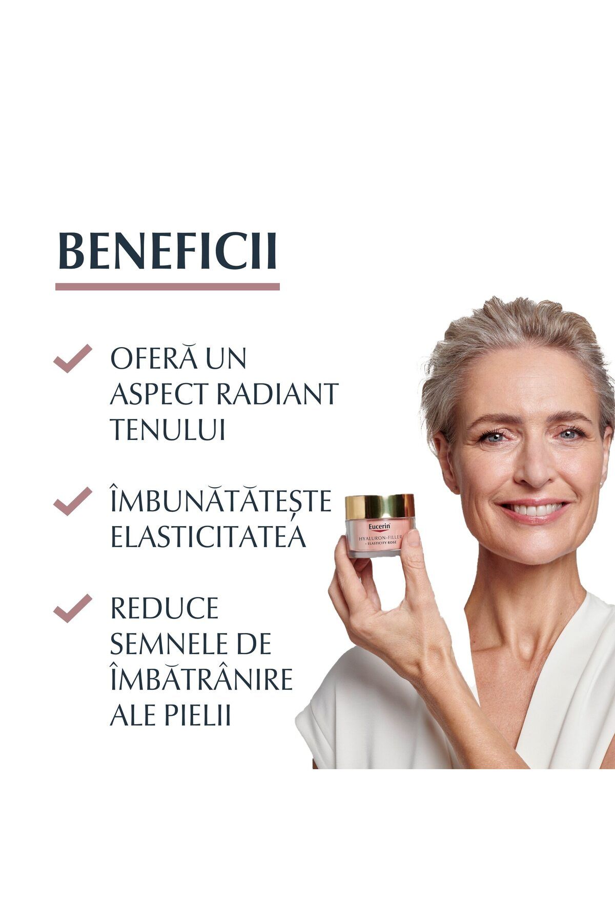 Eucerin-Crema de zi Eucerin Rose Hyaluron-Filler + Elasticity SPF30 5