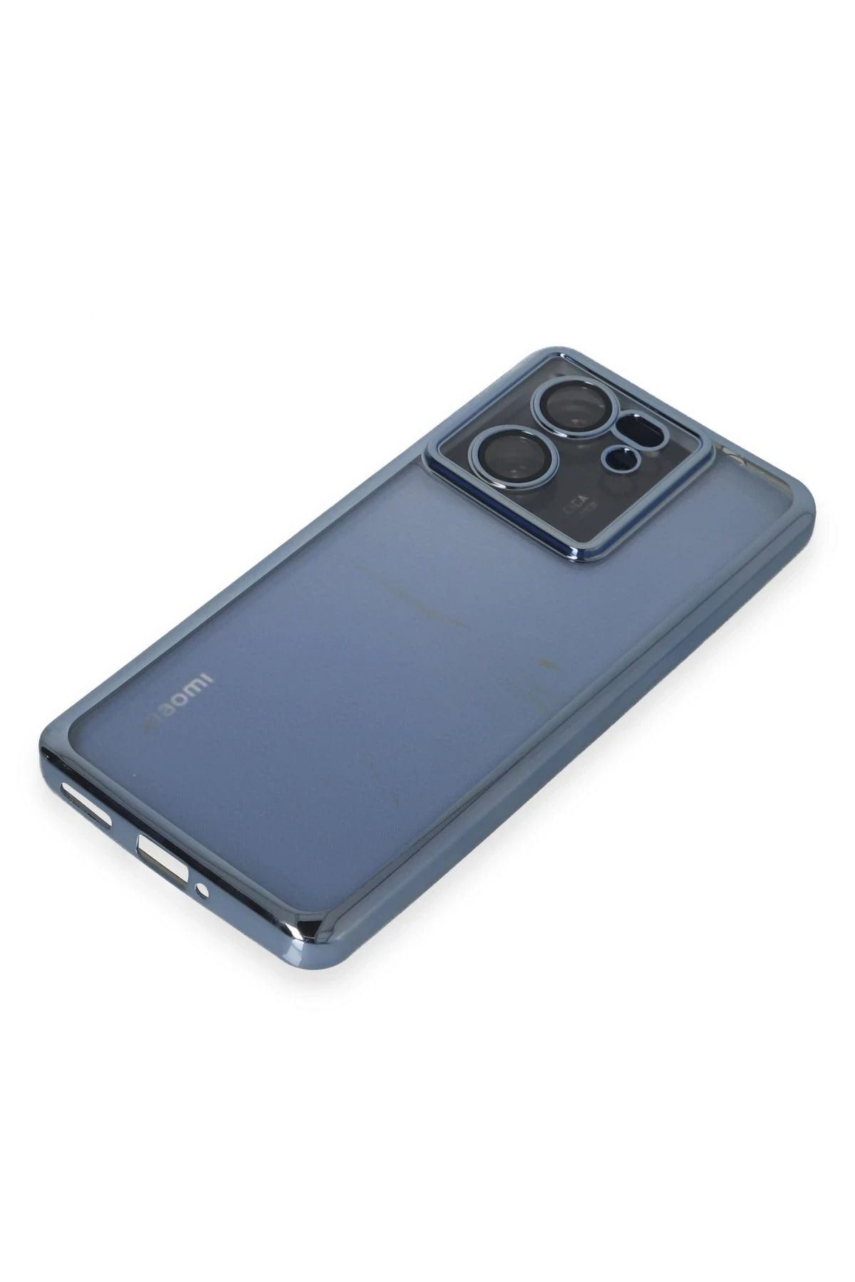 NewFace Xiaomi Mi 13T Kılıf Lensli Silikon - Açık Mavi SVLRS