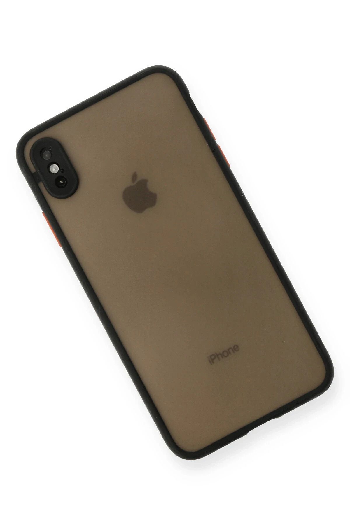 NewFace iPhone XS Max Kılıf Montreal Silikon Kapak - Siyah SVLRS
