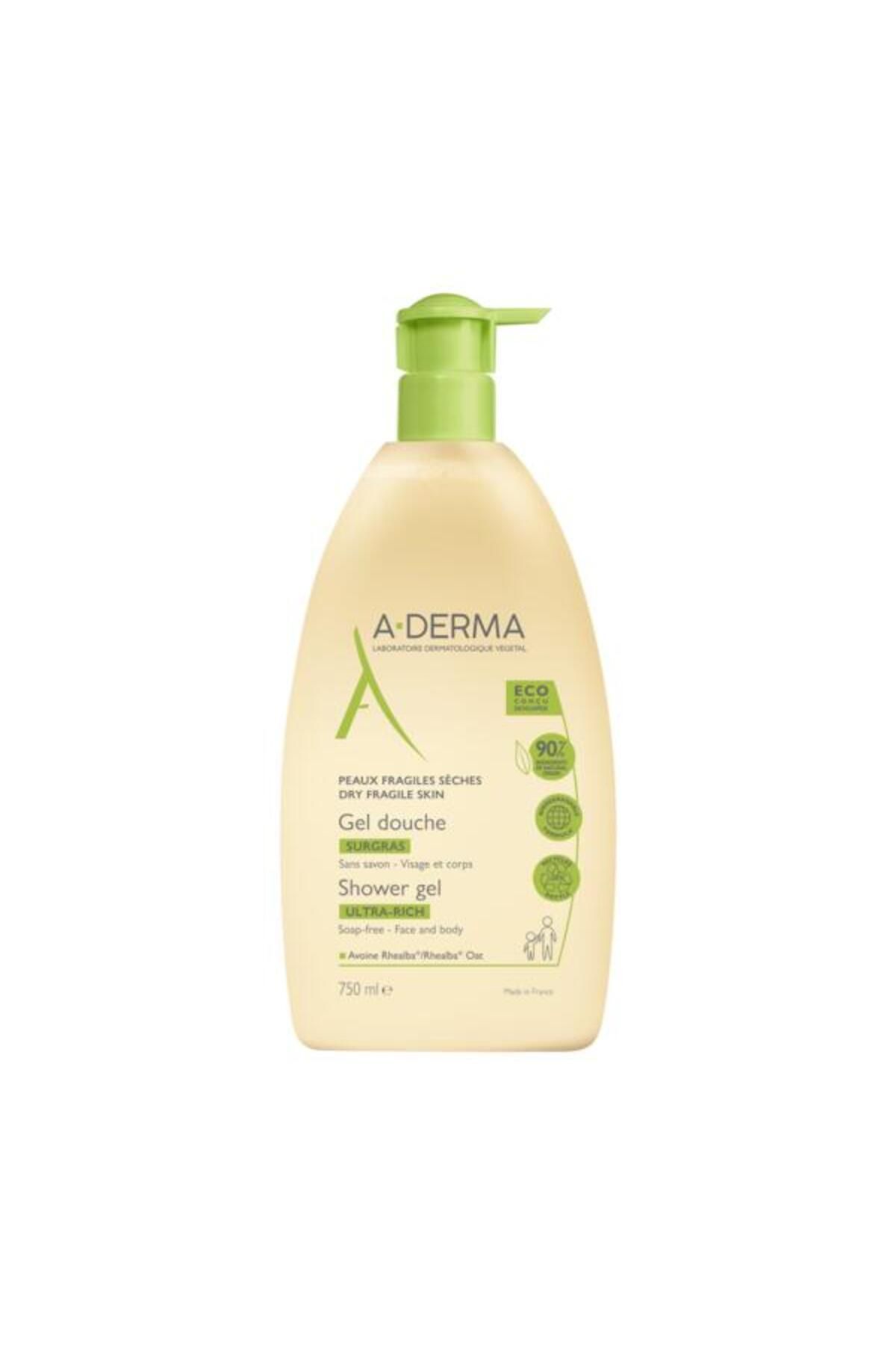 A-DERMA Gel De Dus Spumant A-derma Ultra Rich Pentru Piele Uscata Unisex - Mărime unică