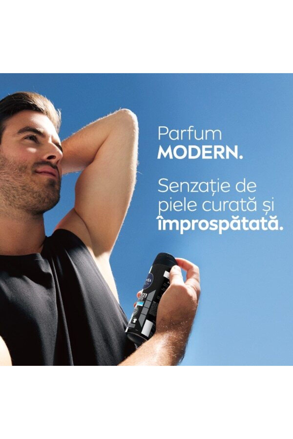 NIVEA-Deodorant spray Nivea Men Invisible for Black & White Fresh 4