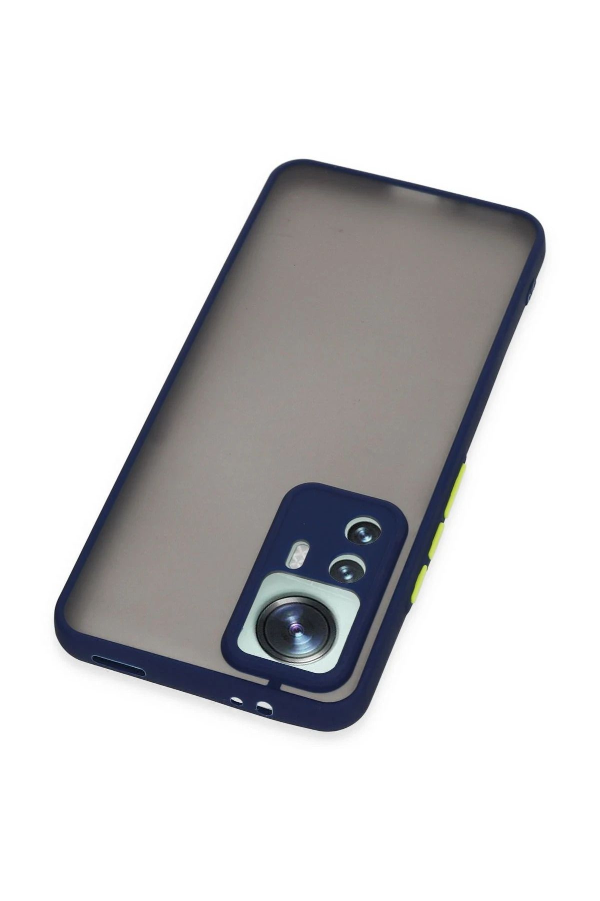 NewFace Xiaomi Mi 12T Pro Kılıf Montreal Silikon Kapak - Lacivert SVLRS