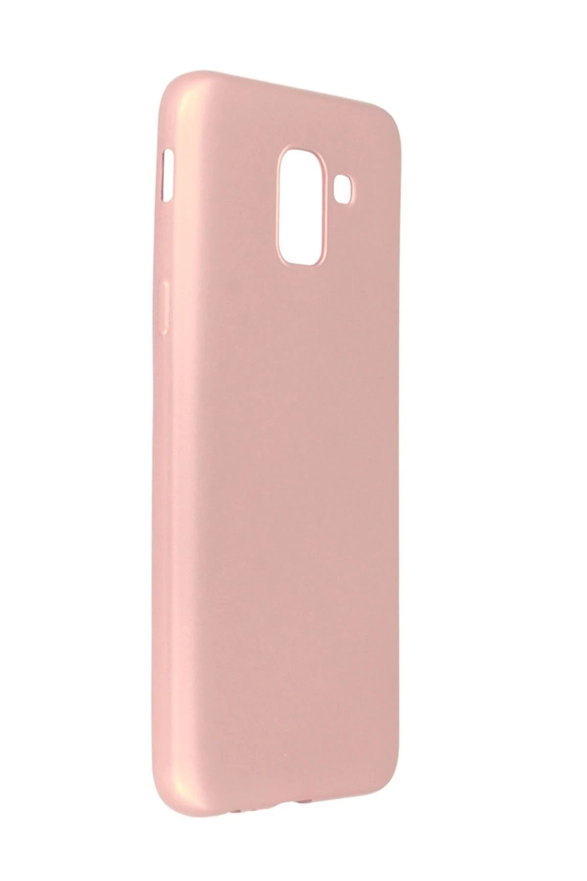 NewFace Samsung Galaxy J6 Kılıf First Silikon - Rose Gold GLSTD