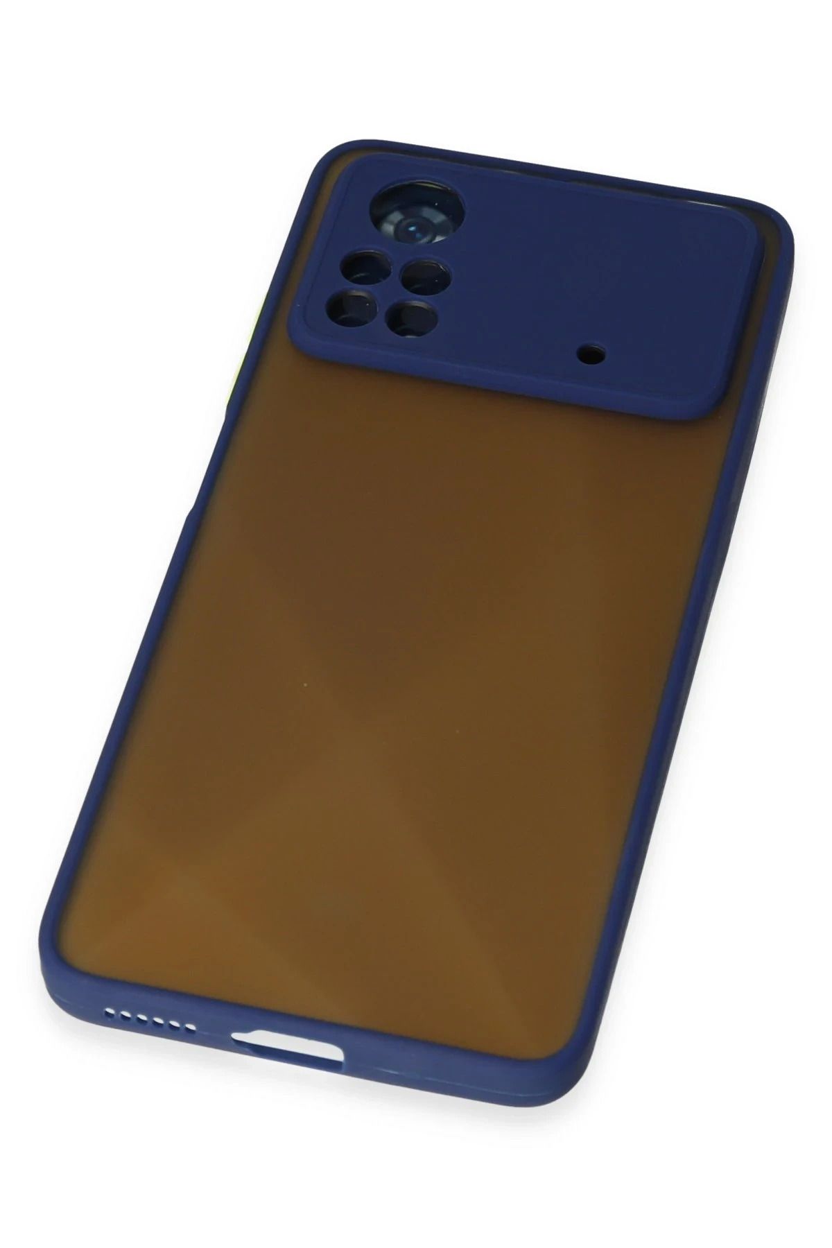 NewFace Xiaomi Poco X4 Pro 5G Kılıf Montreal Silikon Kapak - Lacivert WLZOR