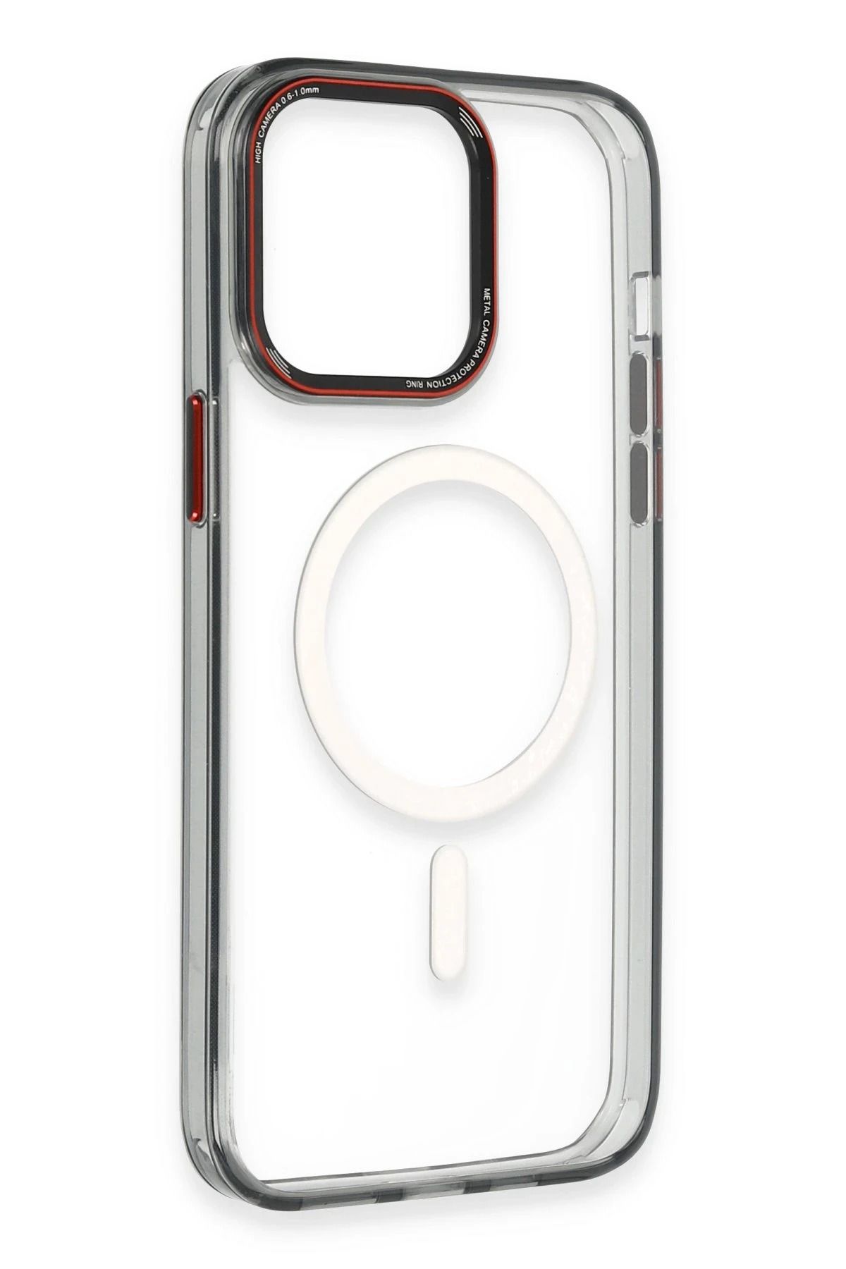 NewFace iPhone 14 Pro Kılıf Dinamik Magneticsafe Silikon - Siyah SVLRS