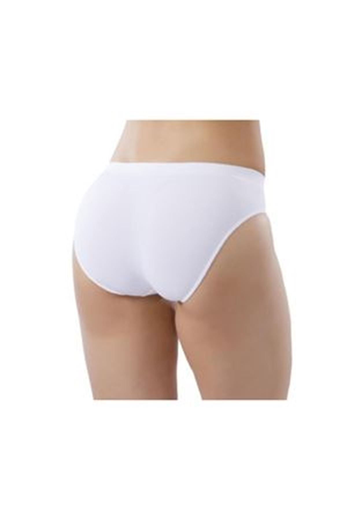 Shop58 Beyaz Kadın Dikişsiz Külot Korse - 730