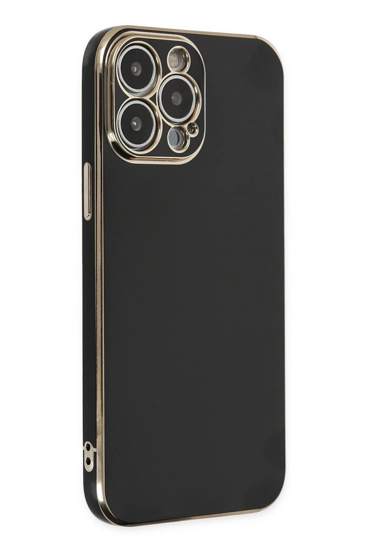 NewFace iPhone 15 Pro Max Kılıf Volet Silikon - Siyah SVLRS