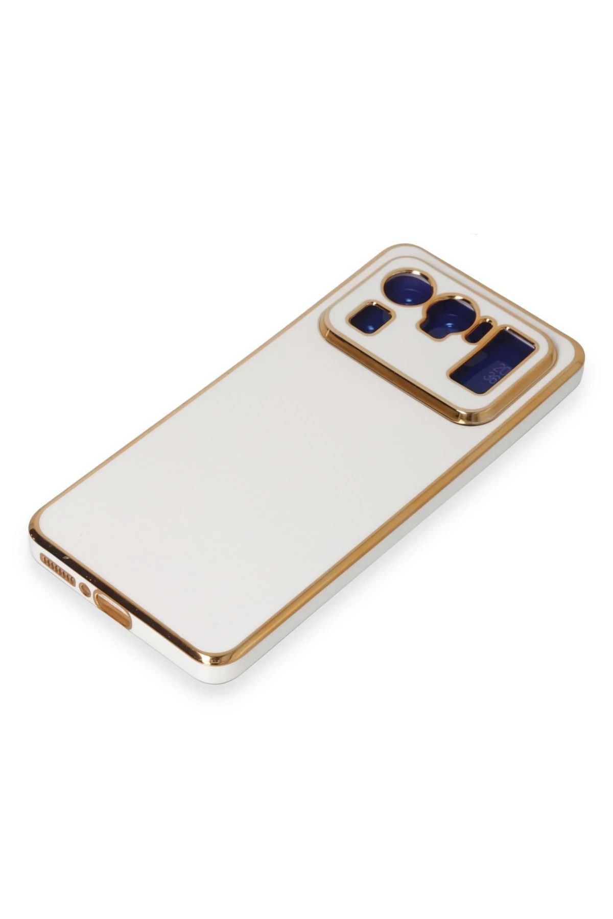 NewFace Xiaomi Mi 11 Ultra Kılıf Volet Silikon - Beyaz SVLRS