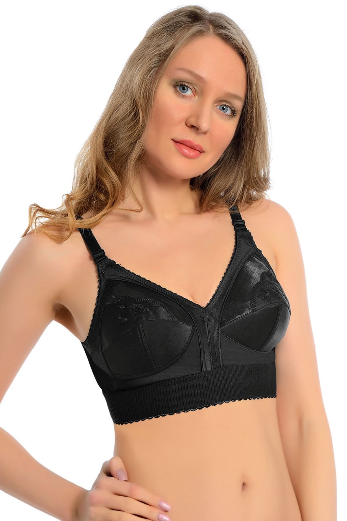 Shop58 Siyah Mideli Toparlayıcı Sütyen - 504
