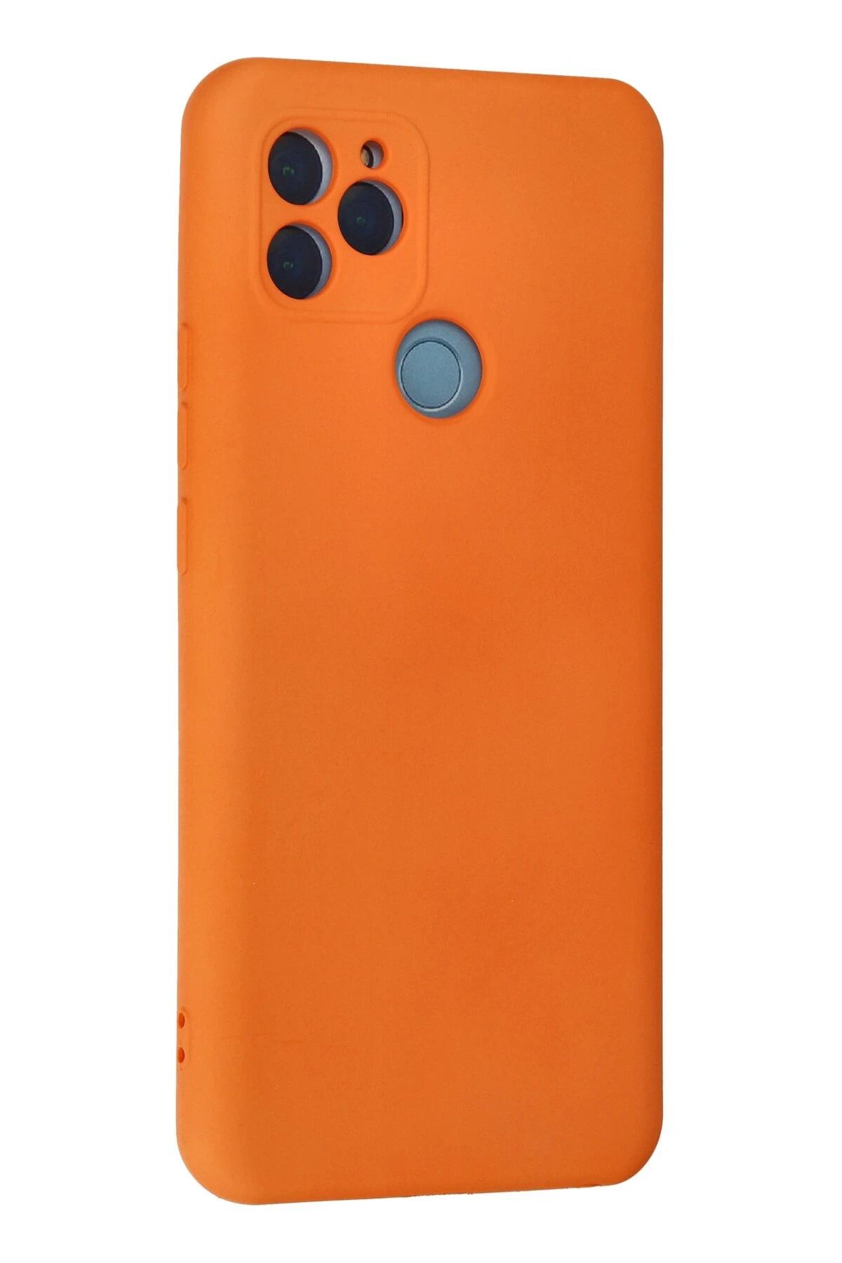 NewFace General Mobile GM 21 uyumlu Kılıf Nano içi Kadife Silikon - Turuncu SVLRS