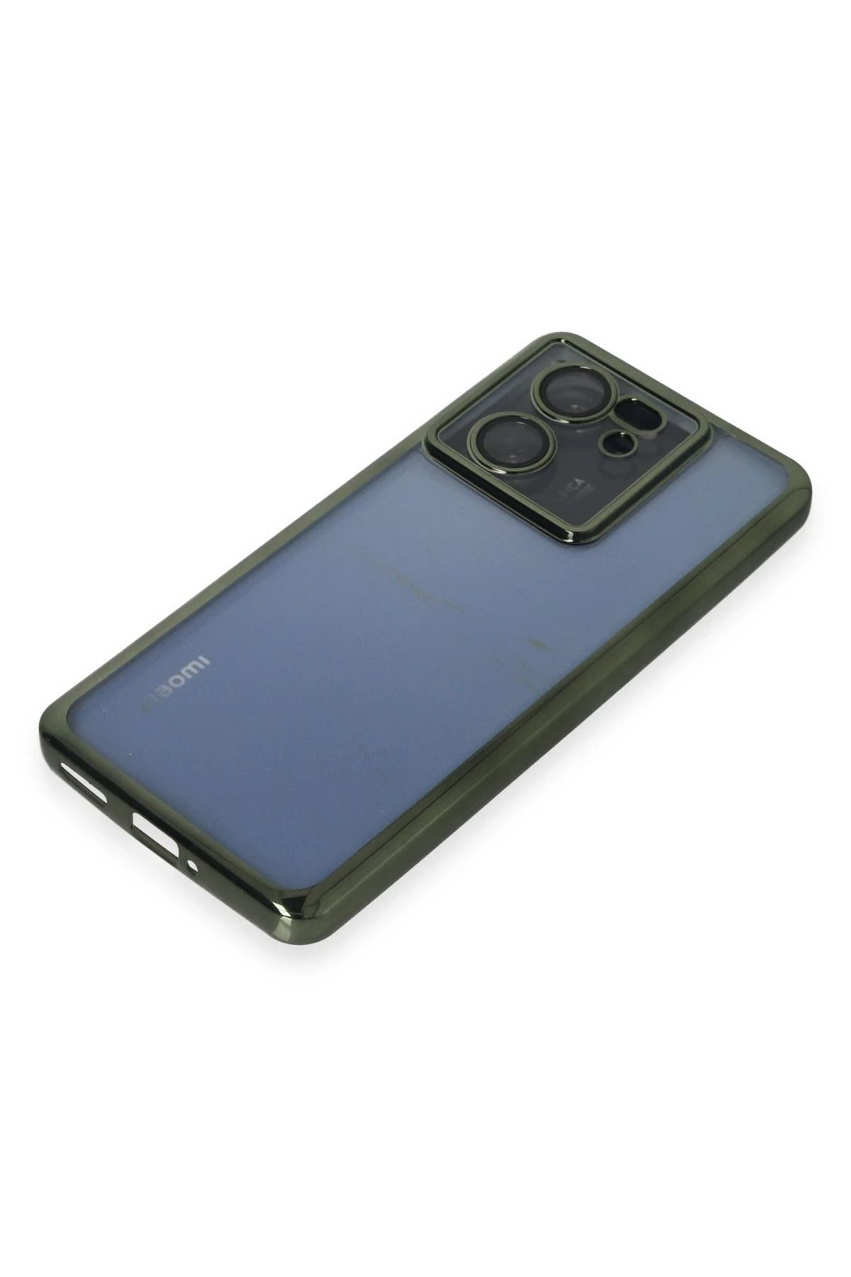 NewFace Xiaomi Mi 13T Kılıf Lensli Silikon - Yeşil SVLRS