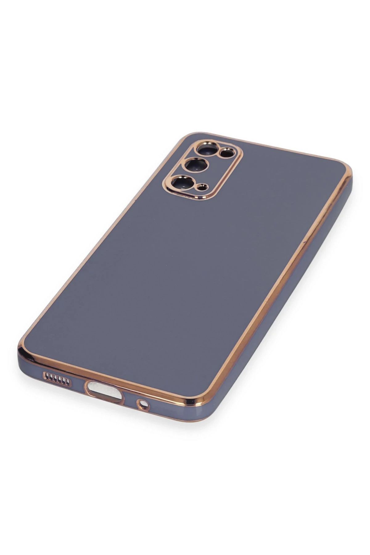 NewFace Samsung Galaxy S20 Kılıf Volet Silikon - Mavi SVLRS