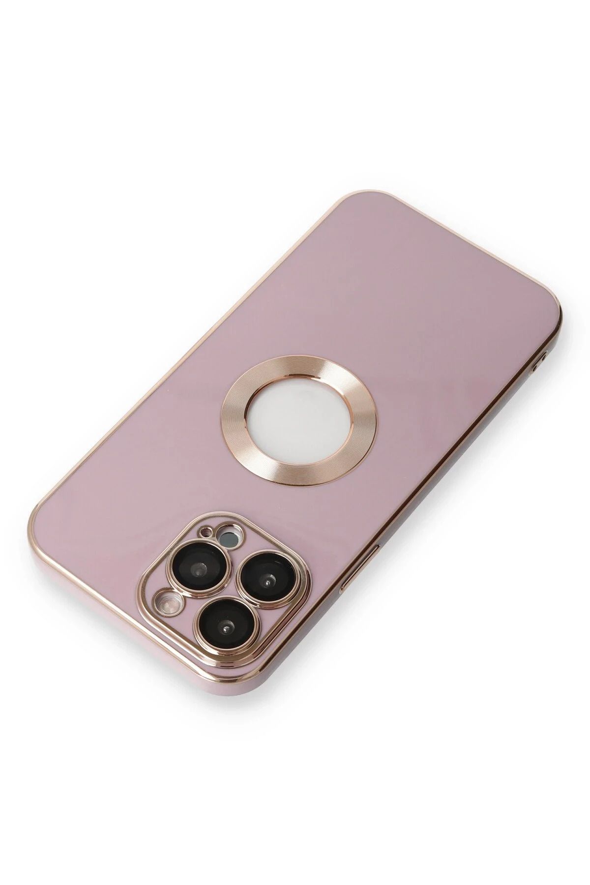 NewFace iPhone 13 Pro Kılıf Store Silikon - Mor GLSTD